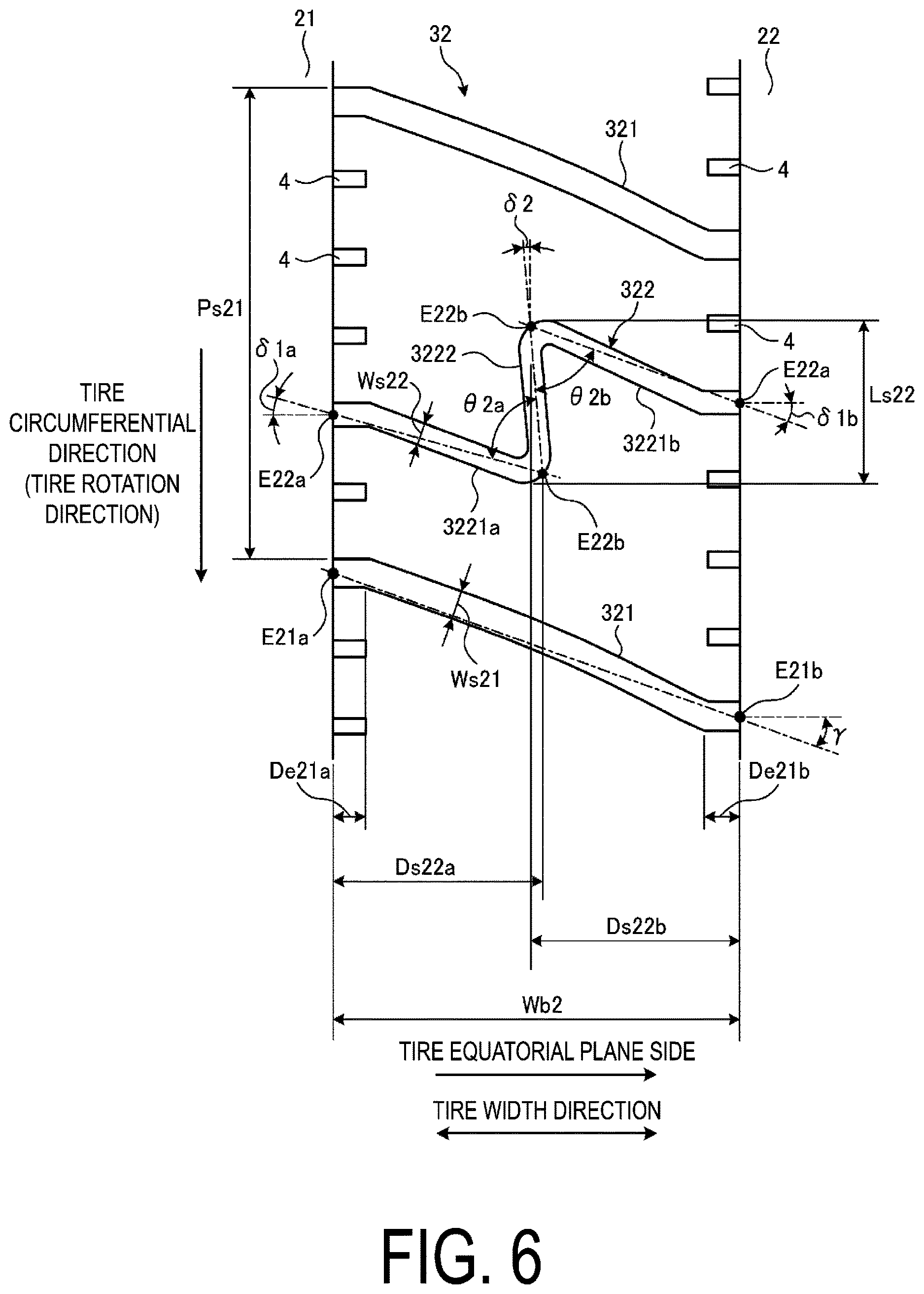 Patent US12617240 Figure 6 – Tire