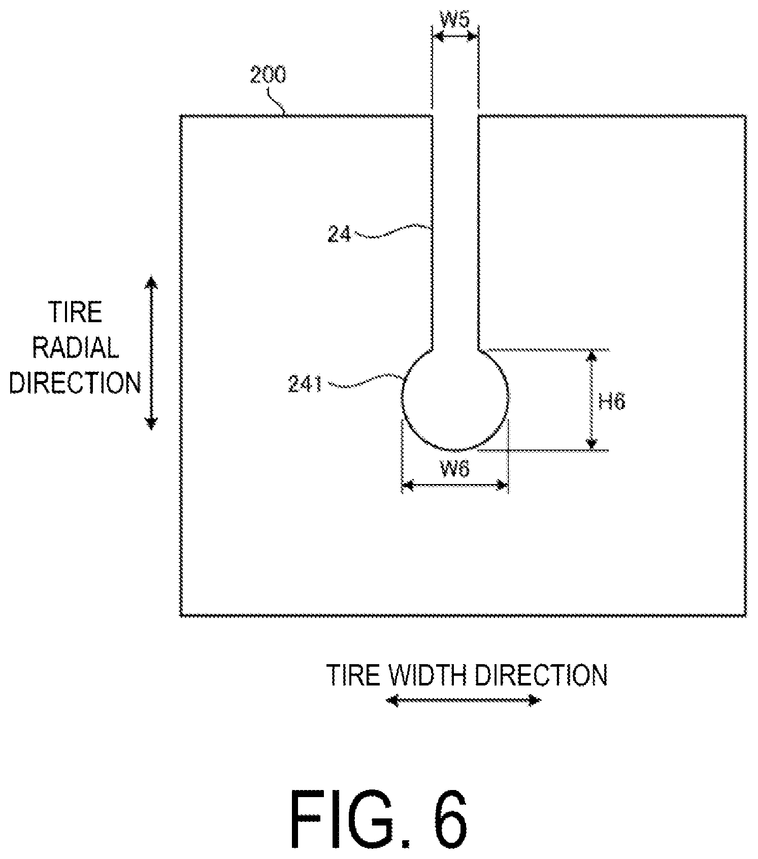 Patent US12617241 Figure 6 – Tire