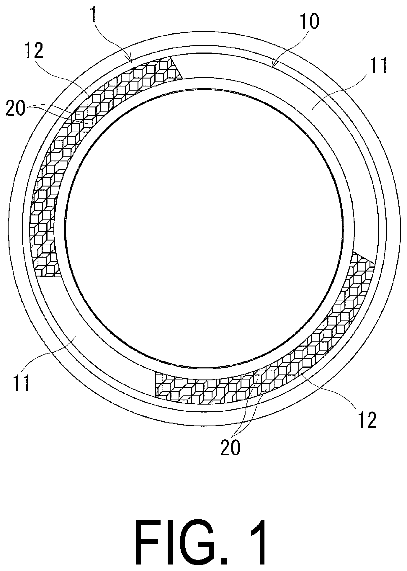 Patent US12617242 Figure 1 – Pneumatic tire