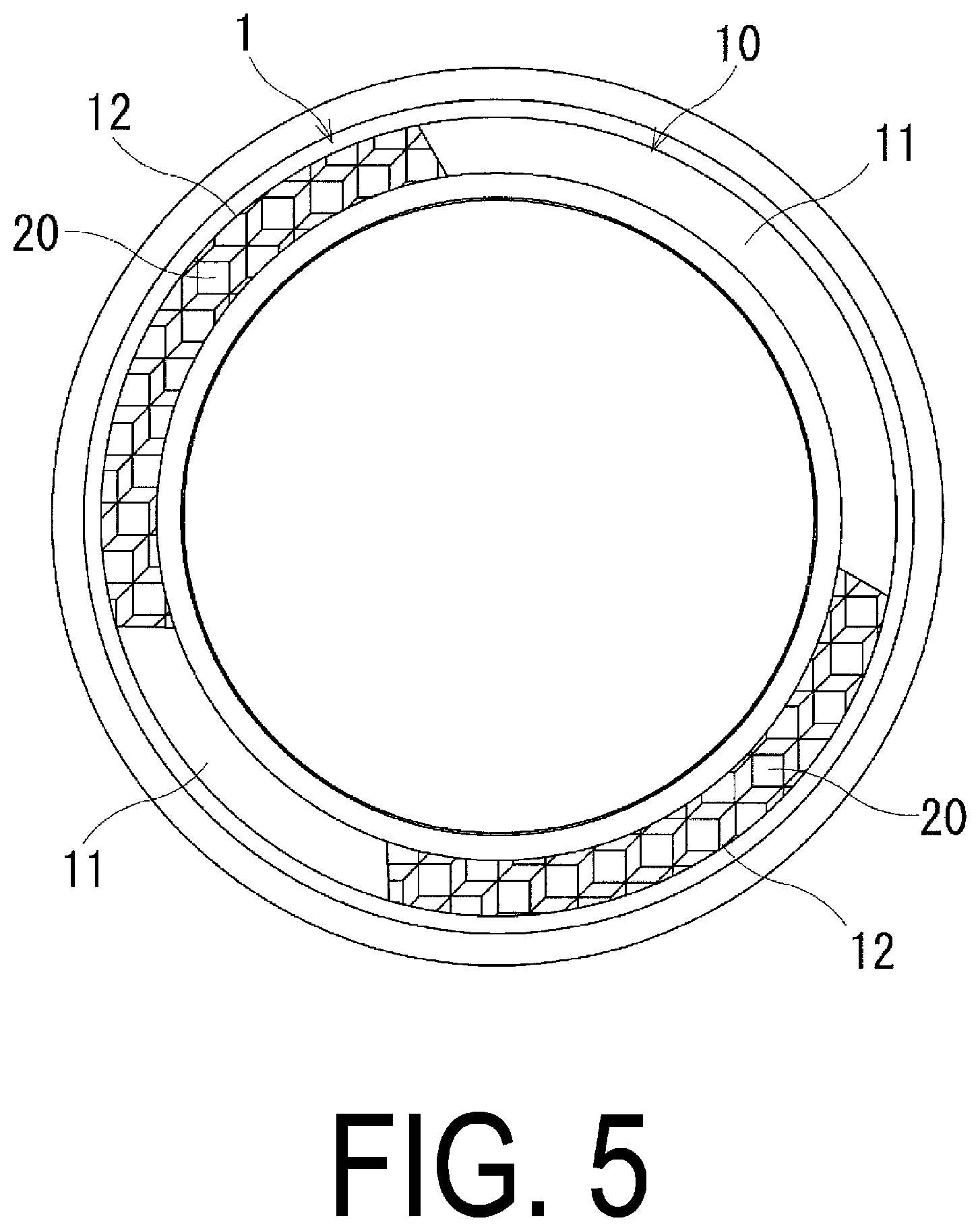 Patent US12617242 Figure 5 – Pneumatic tire