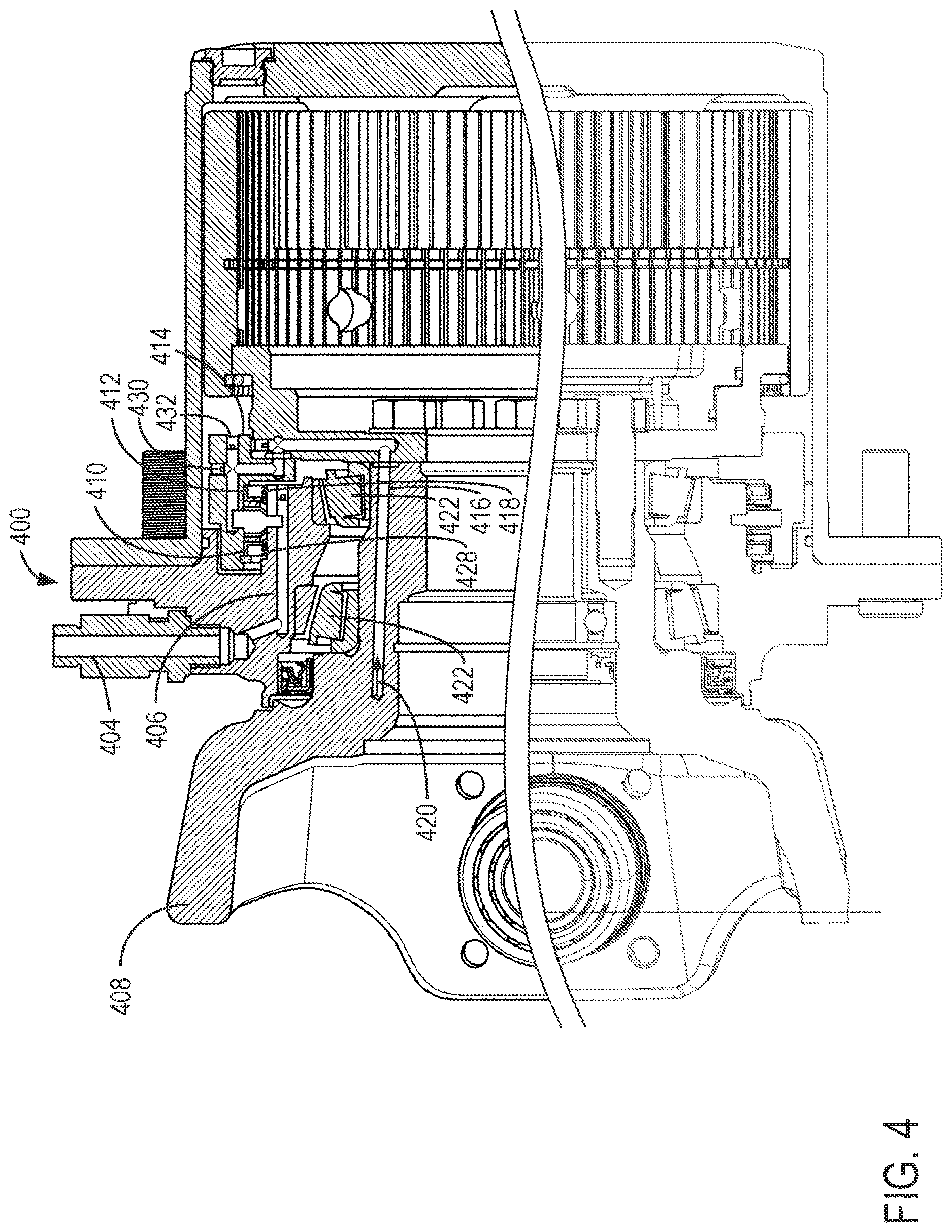 Patent US12617244 Figure 5 – Central tire inflation system with wheel hub including integrated sealing surface
