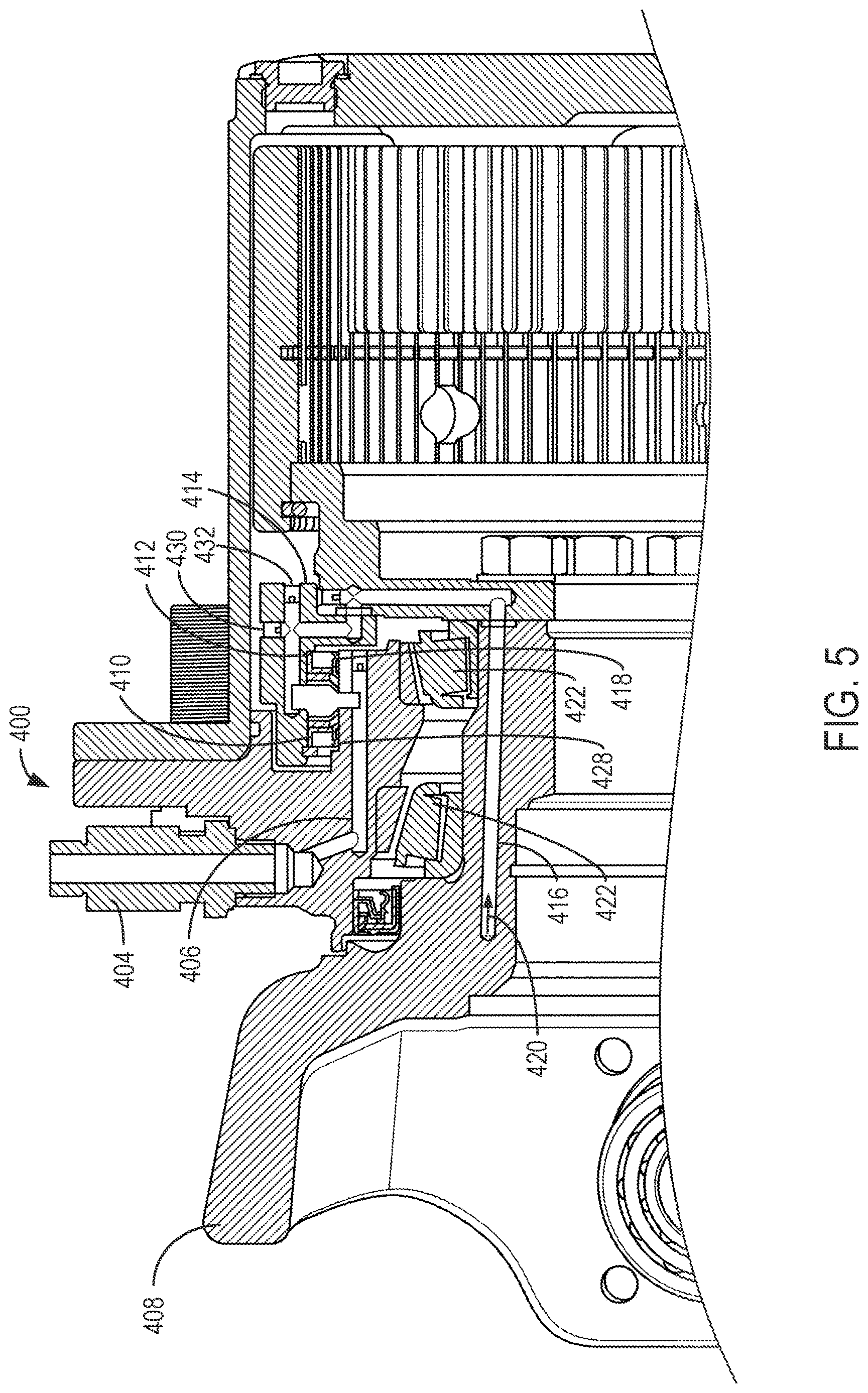Patent US12617244 Figure 6 – Central tire inflation system with wheel hub including integrated sealing surface