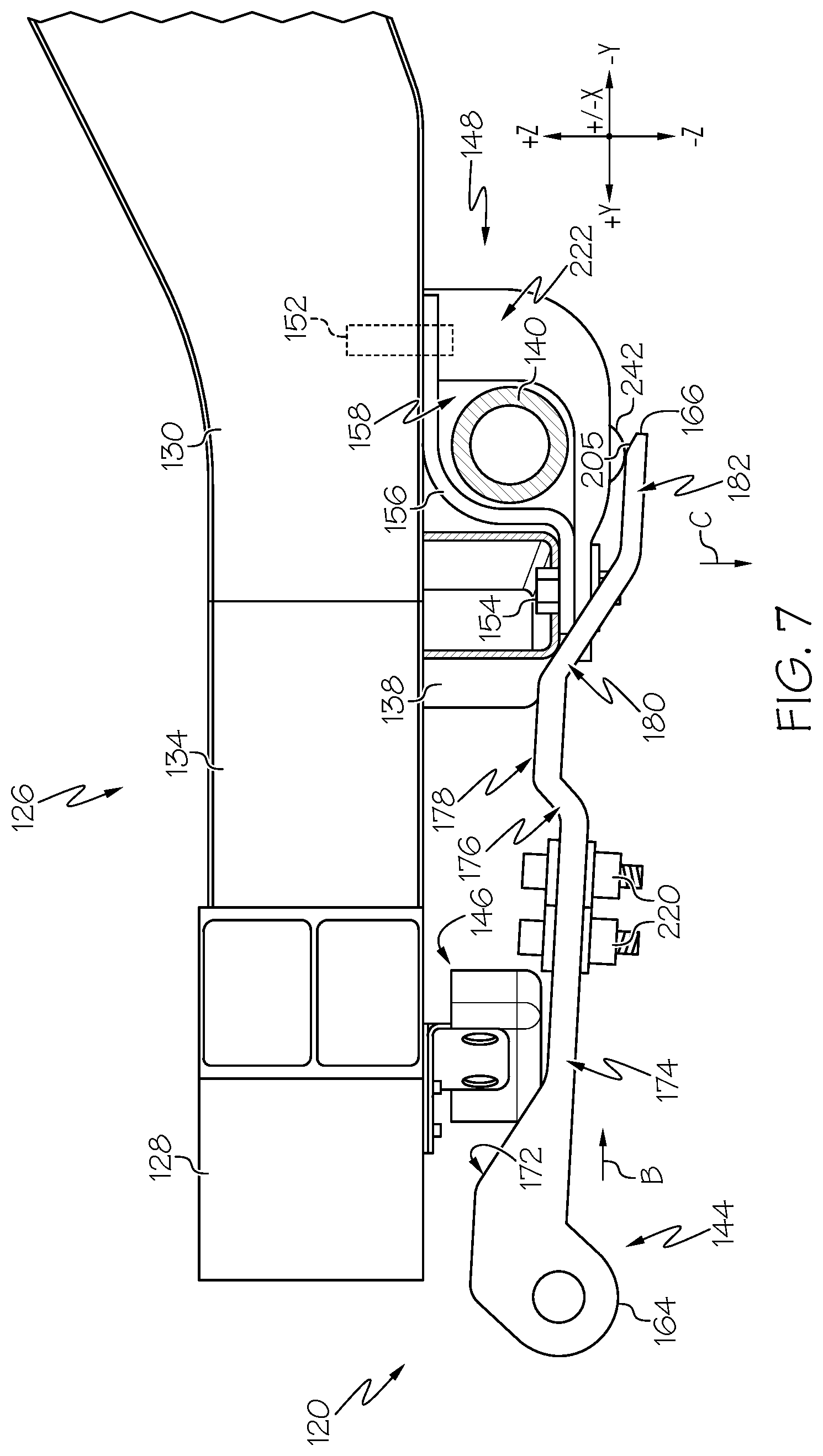 Patent US12617247 Figure 8 – Tow hook assemblies and vehicles including same