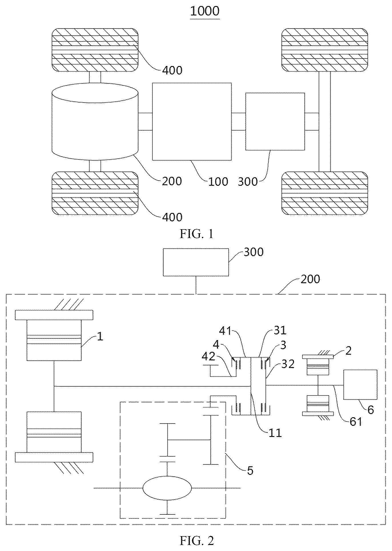 Patent US12617251 Figure 1 – Power drive system and vehicle