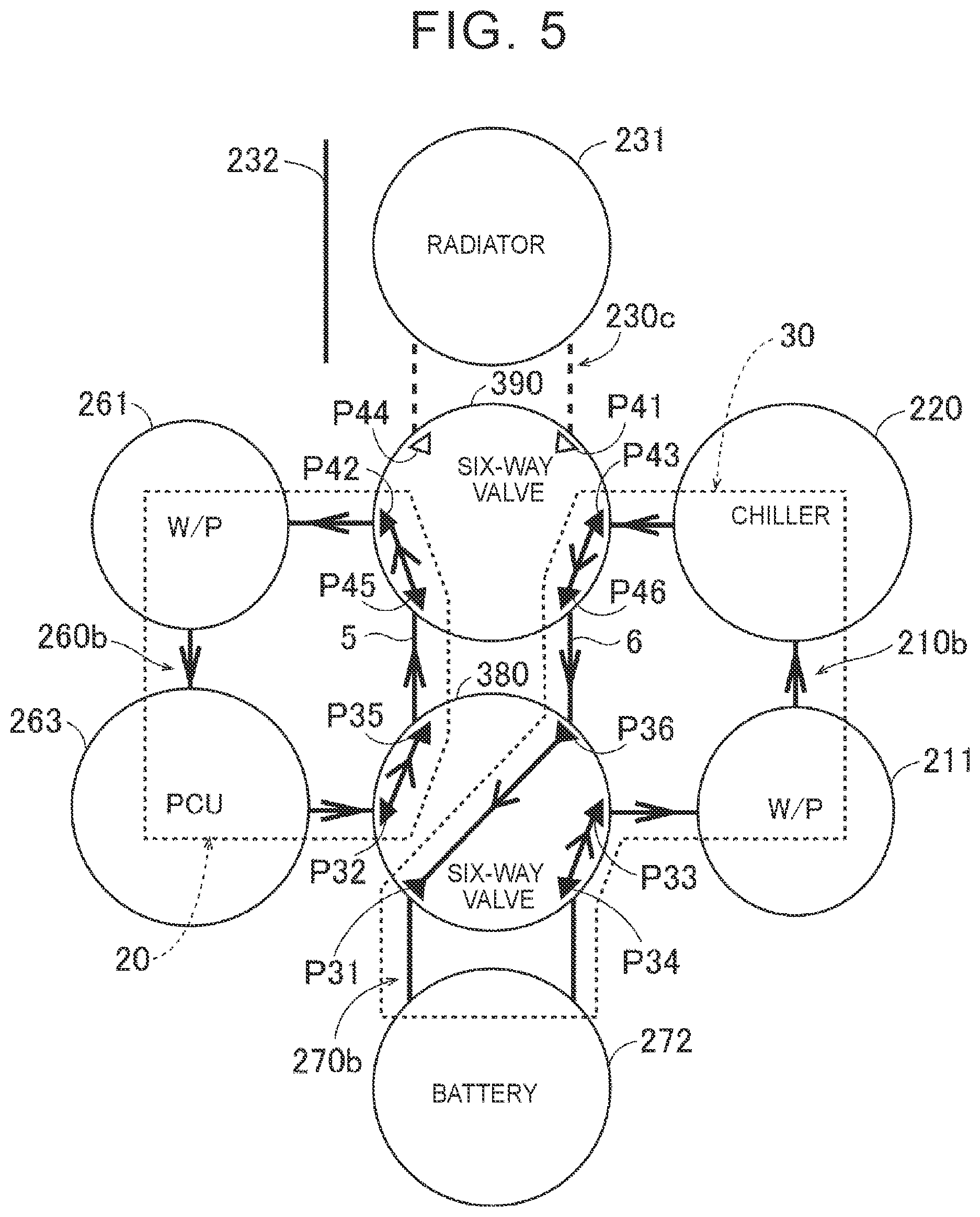 Patent US12617253 Figure 5 – Thermal management system