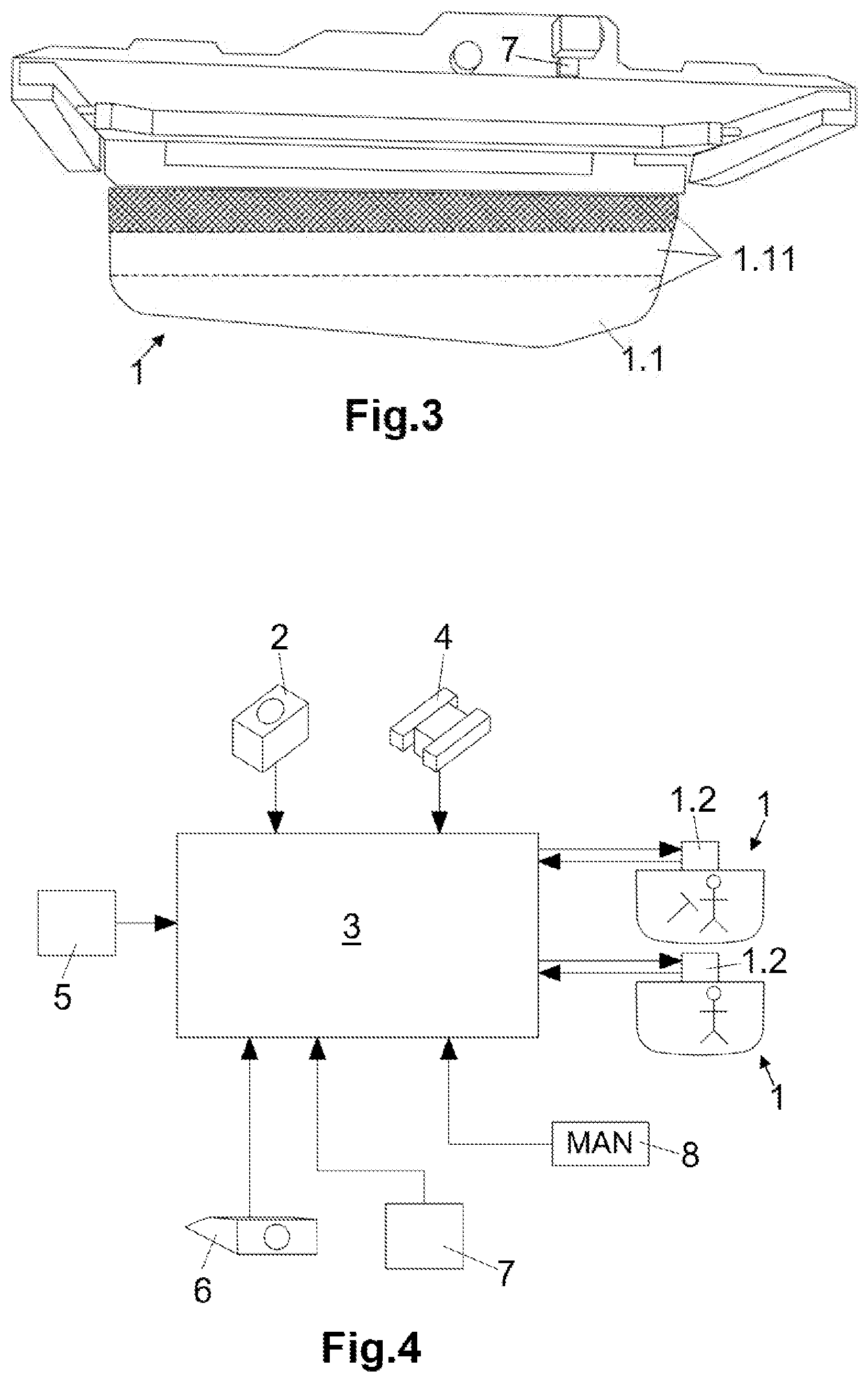 Patent US12617256 Figure 2 – Antiglare device for vehicles and method of use such device