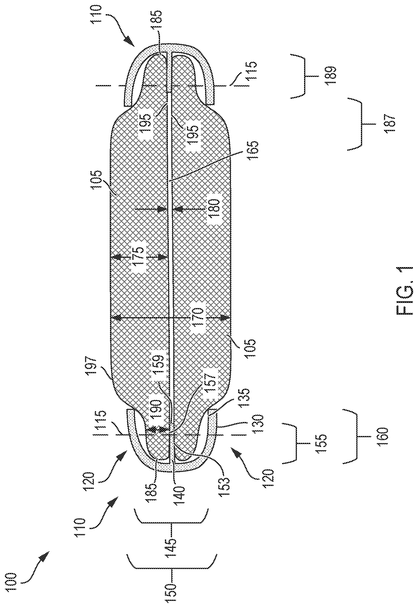 Patent US12617257 Figure 1 – Vehicle visor