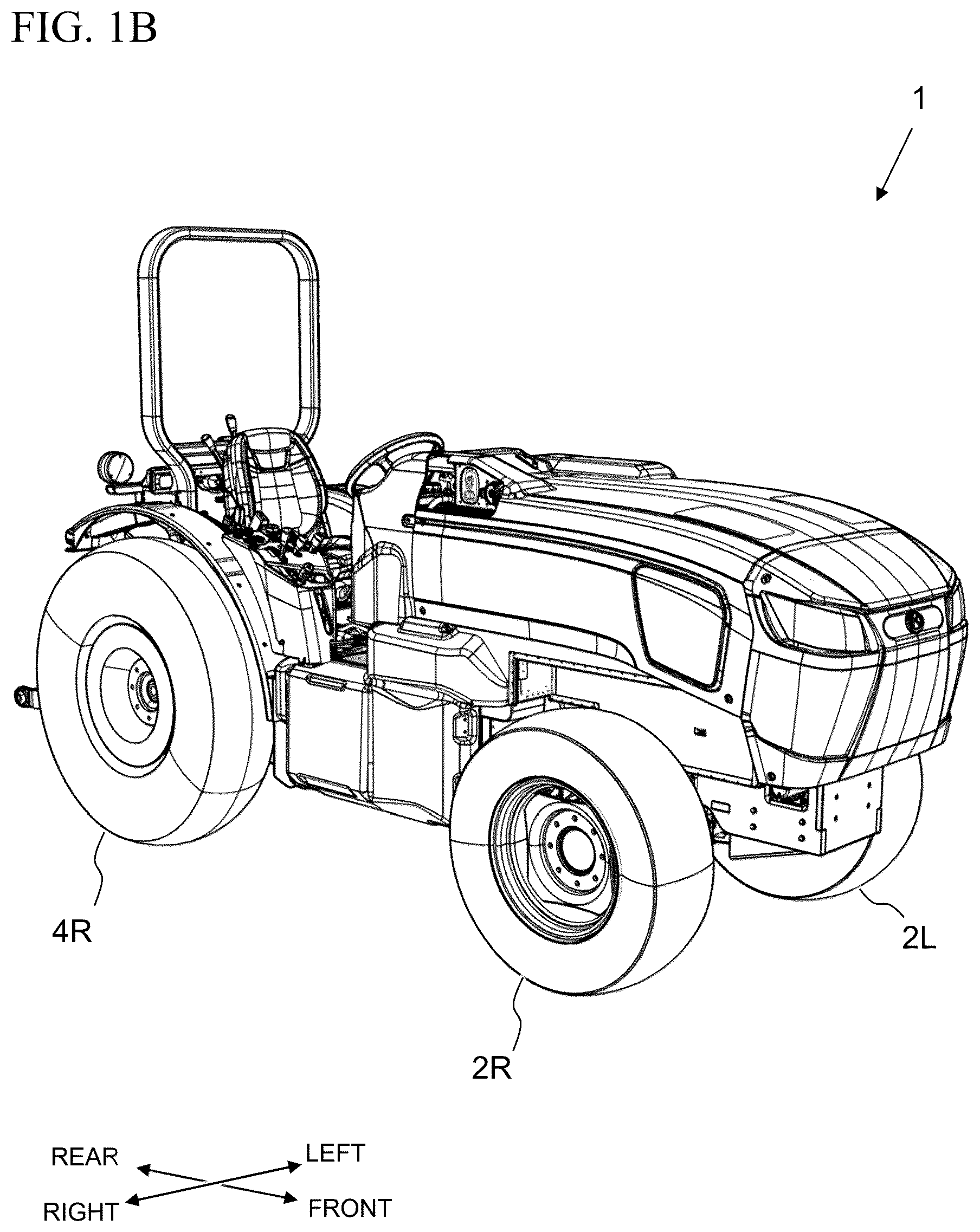 Patent US12617258 Figure 2 – Electric work vehicle