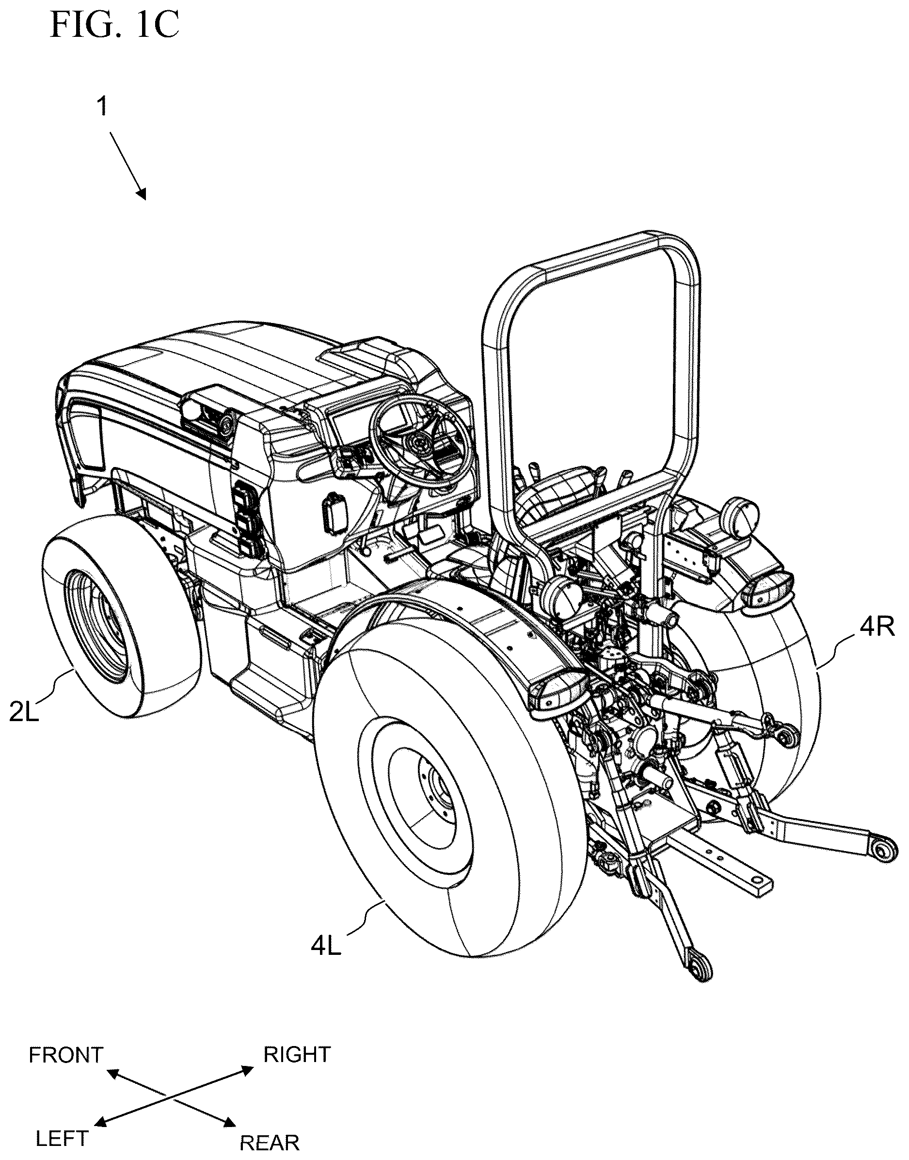 Patent US12617258 Figure 3 – Electric work vehicle