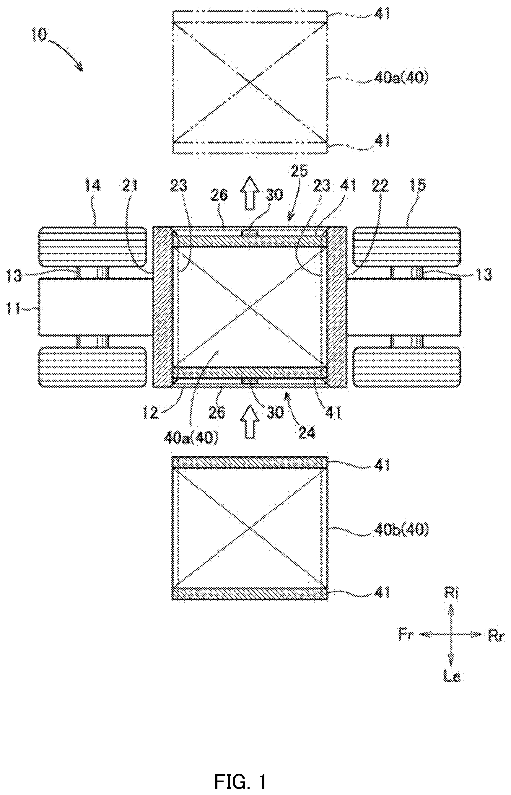 Patent US12617259 Figure 1 – Frame structure