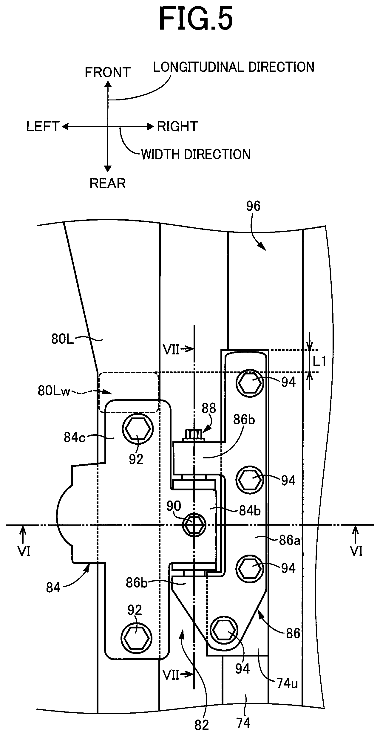 Patent US12617261 Figure 5 – Electric vehicle