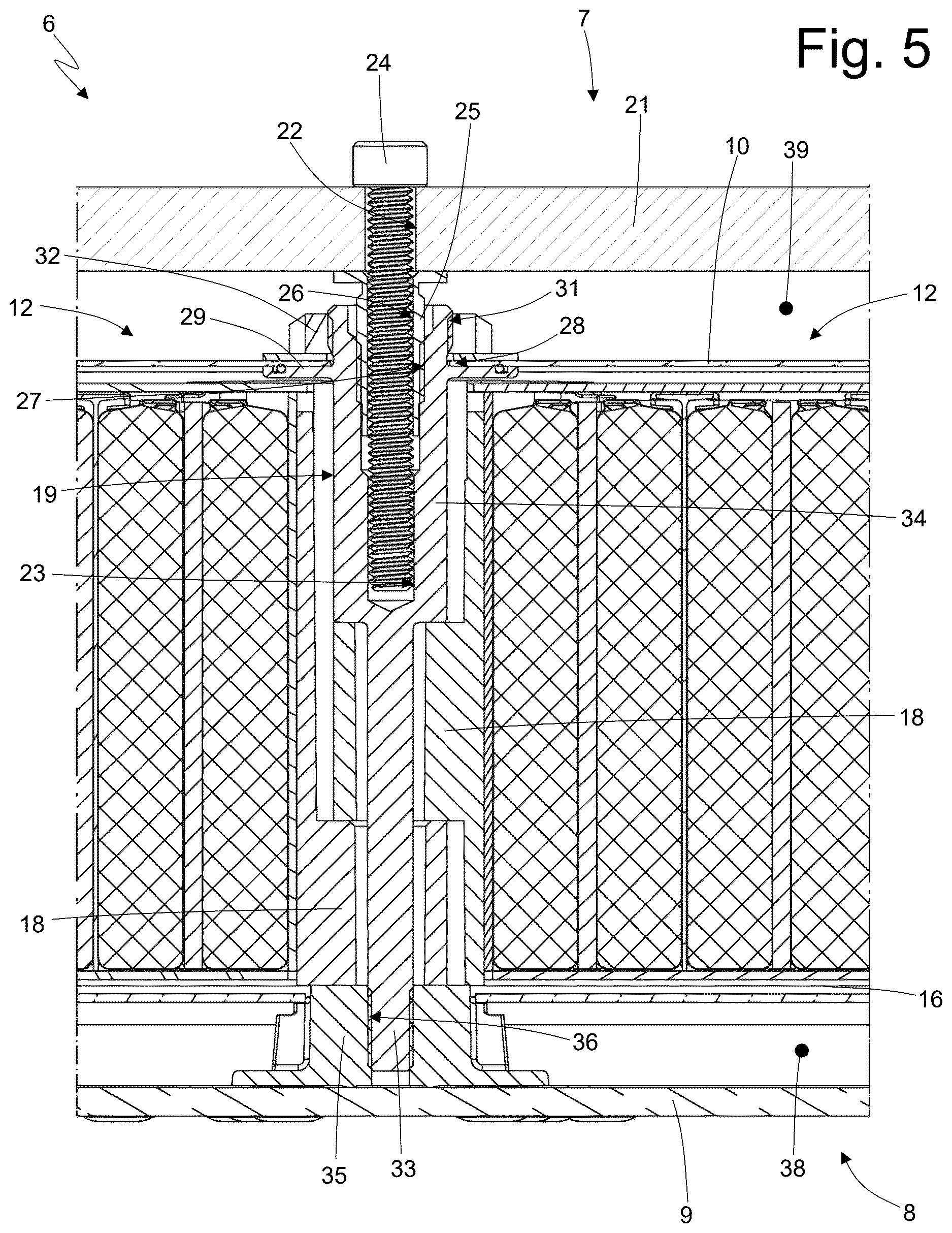 Patent US12617262 Figure 5 – Vehicle provided with a power storage system
