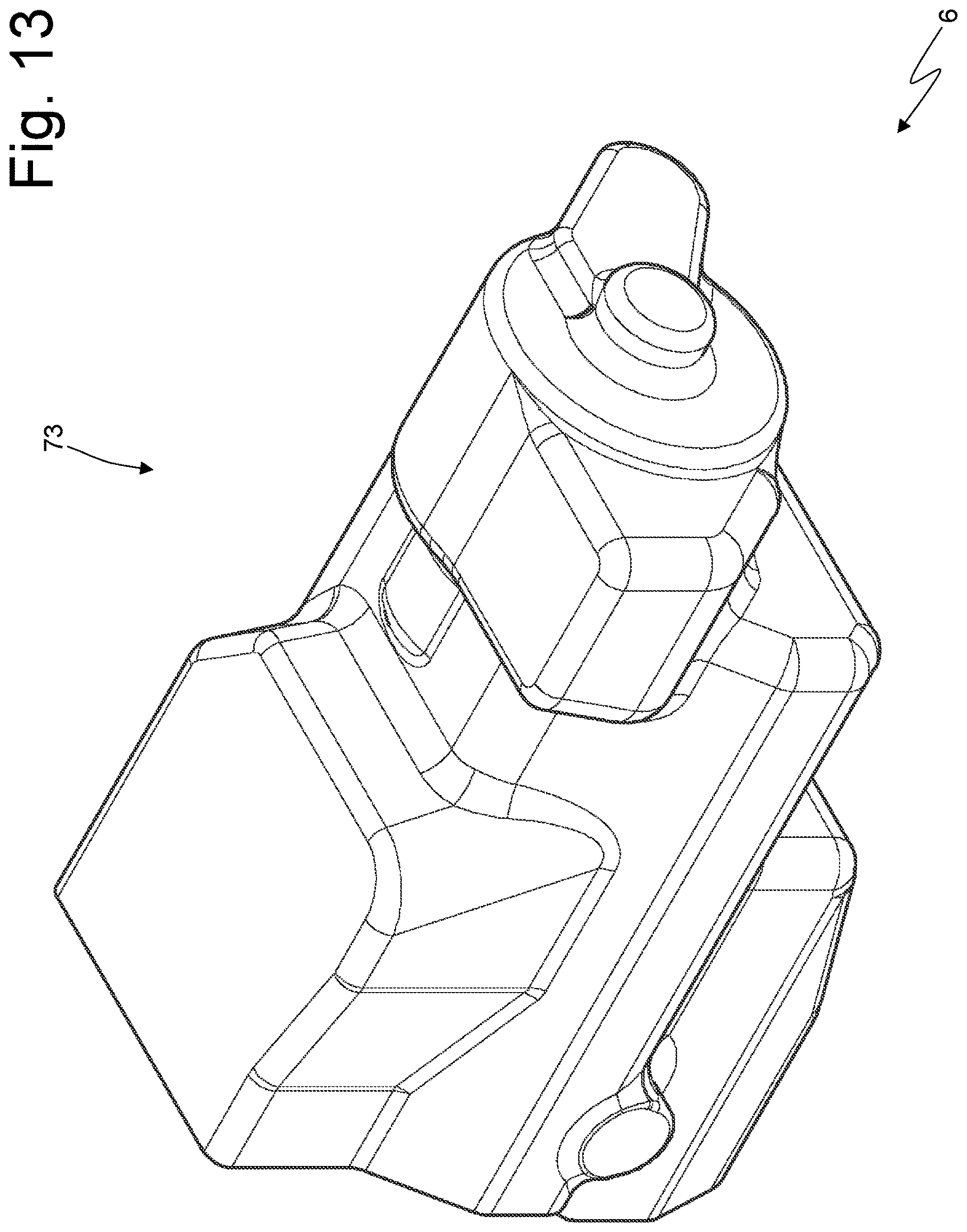 Patent US12617264 Figure 13 – Car provided with an internal combustion engine arranged with the drive shaft up