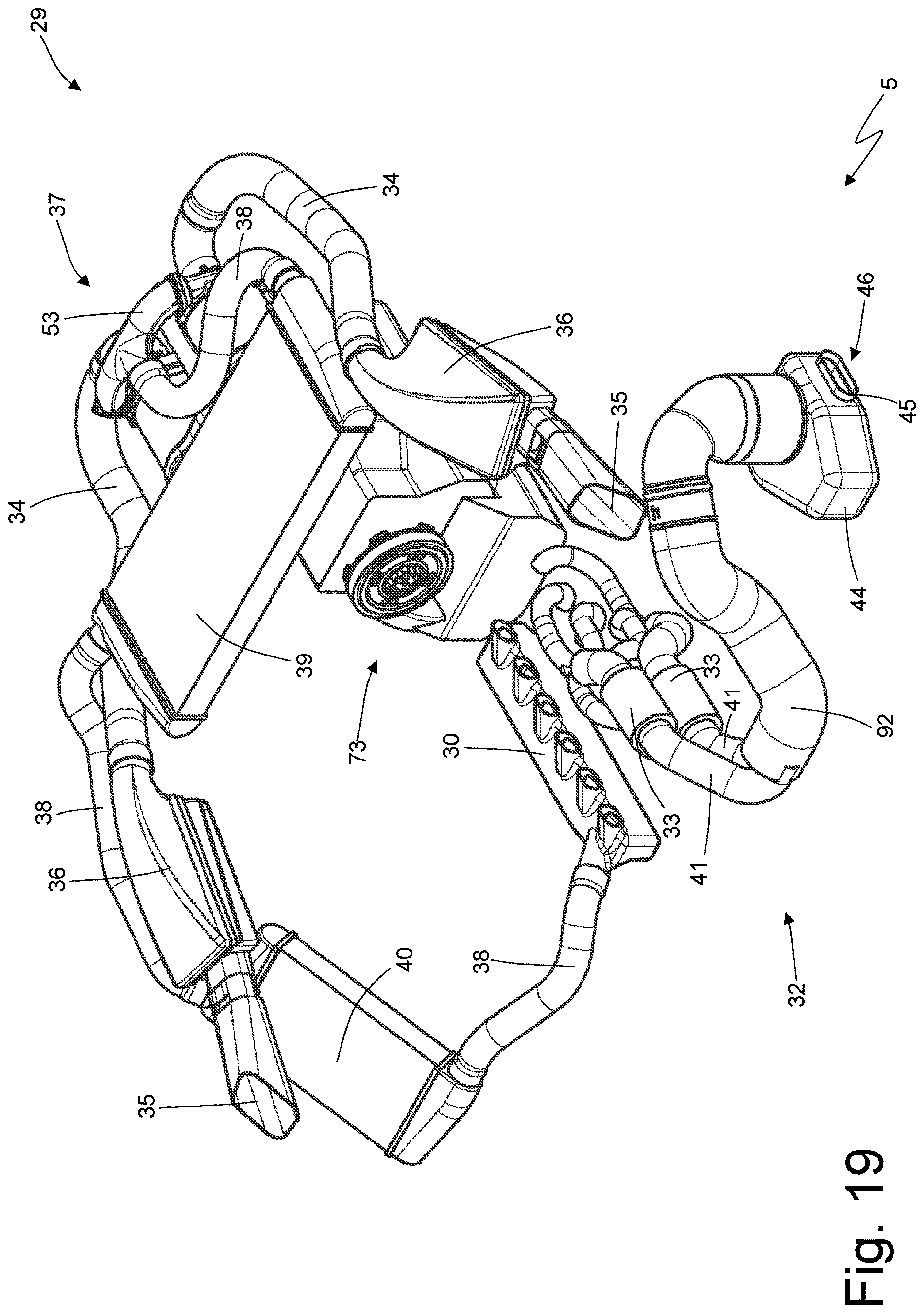 Patent US12617264 Figure 19 – Car provided with an internal combustion engine arranged with the drive shaft up