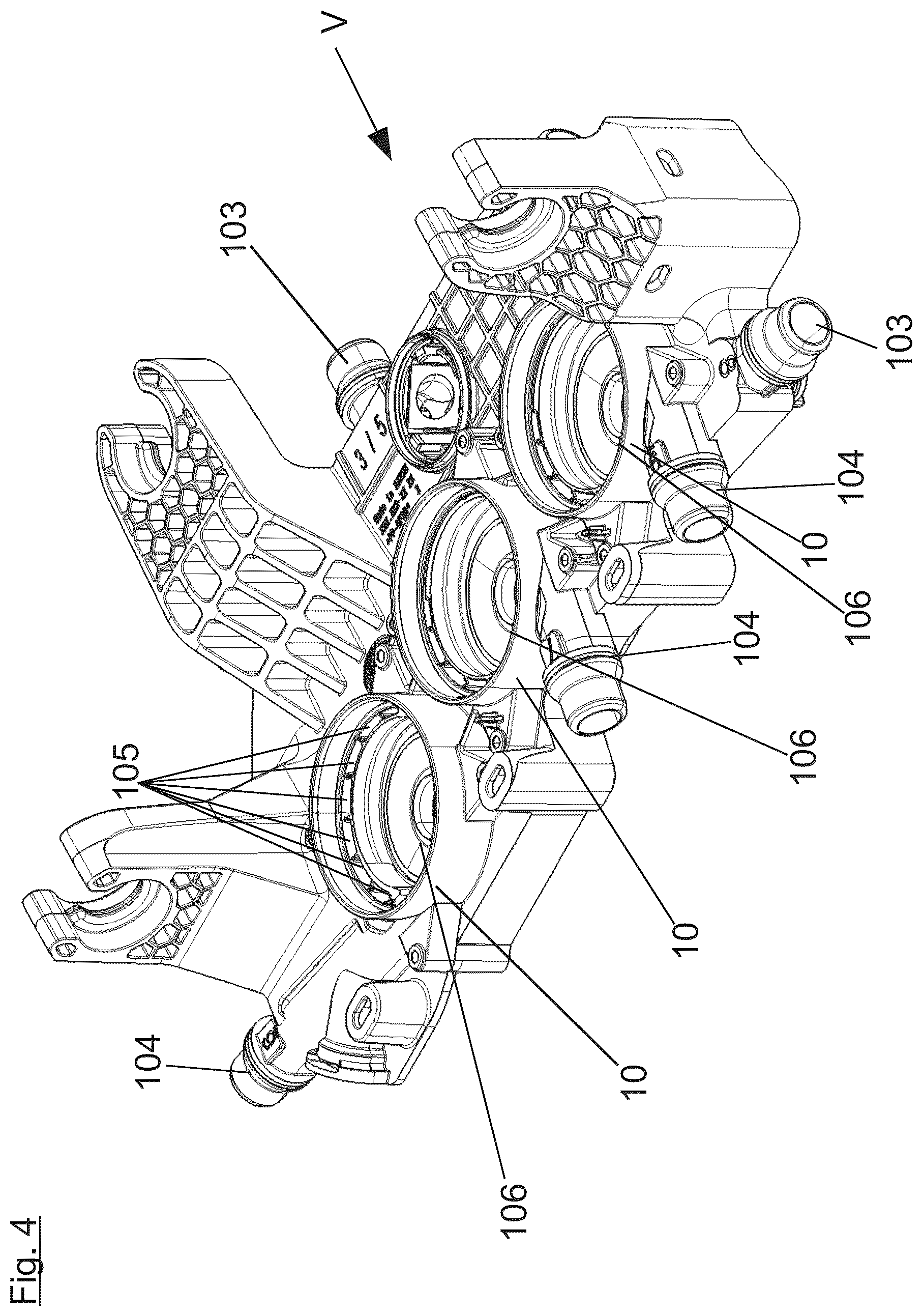 Patent US12617265 Figure 4 – Arrangement comprising a pump for a cooling circuit of a motor vehicle