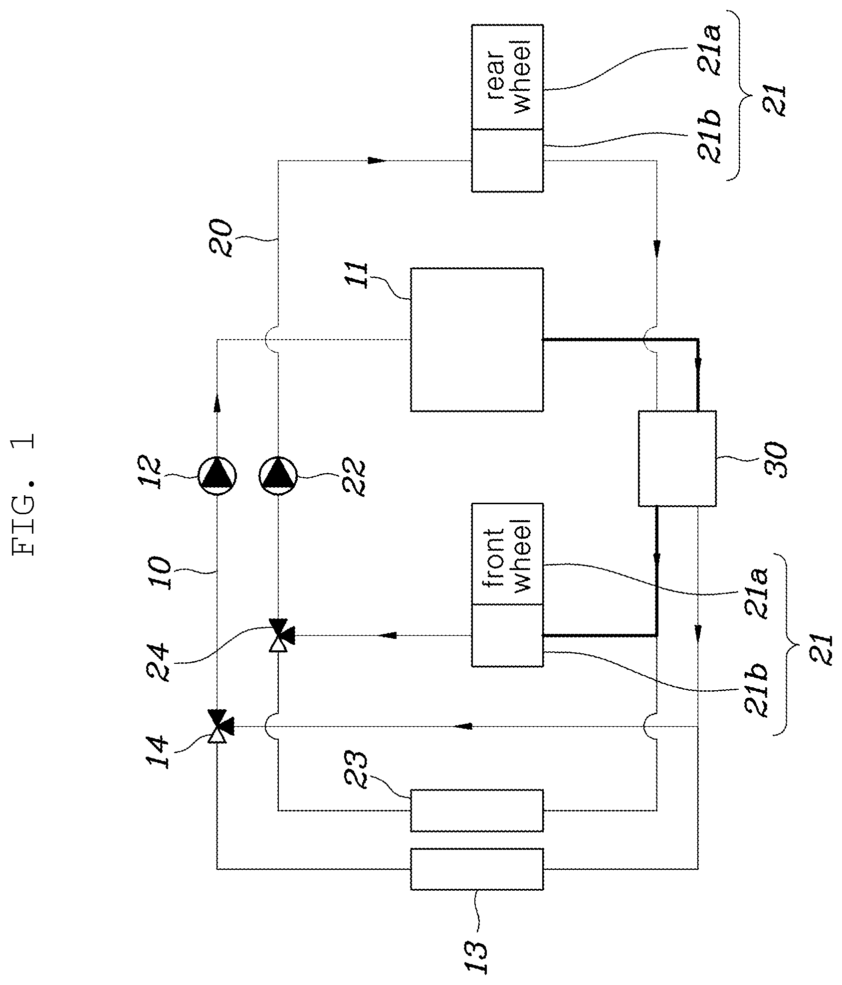 Patent US12617266 Figure 1 – Thermal management system for mobility vehicle