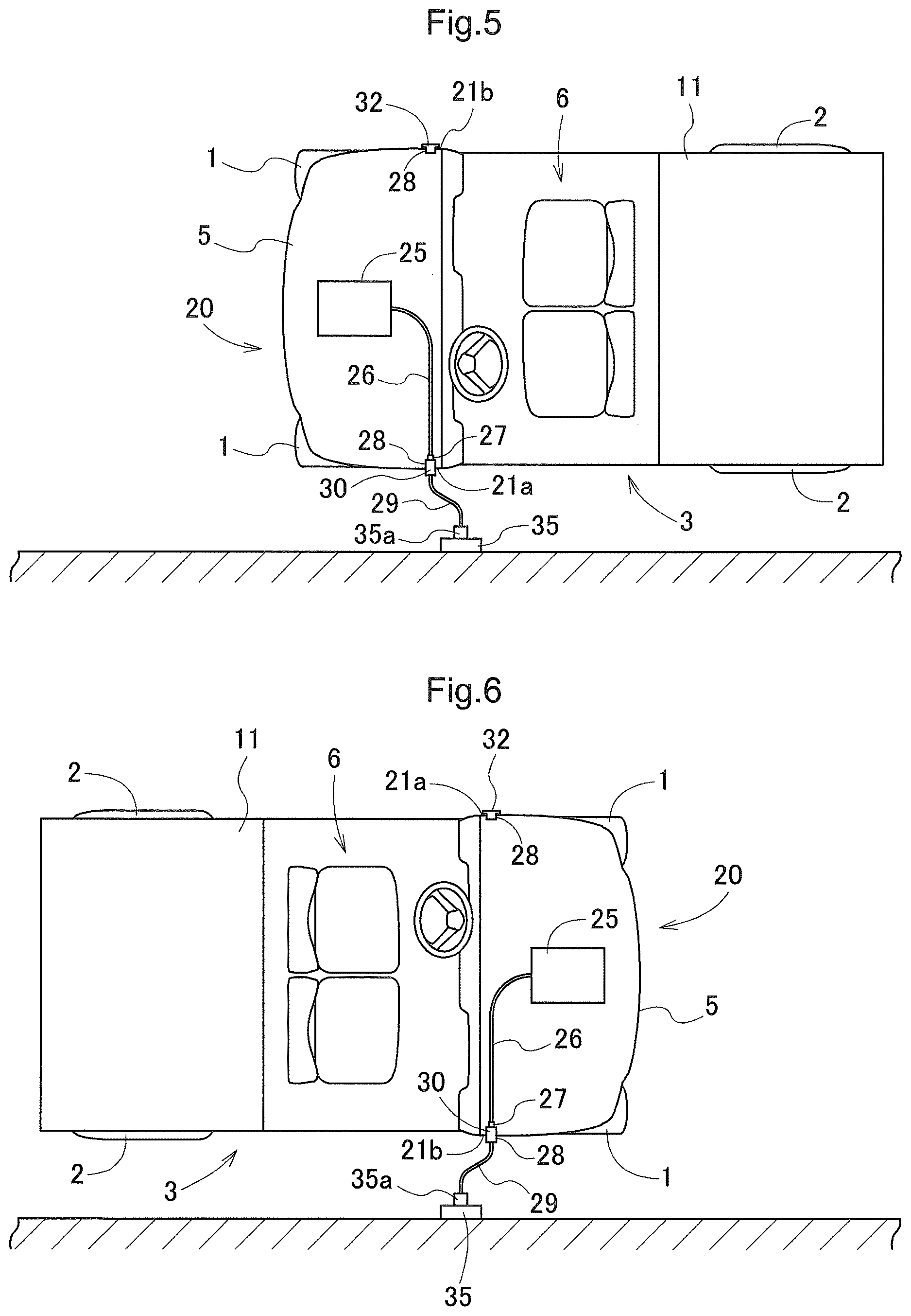 Patent US12617268 Figure 5 – Work vehicle