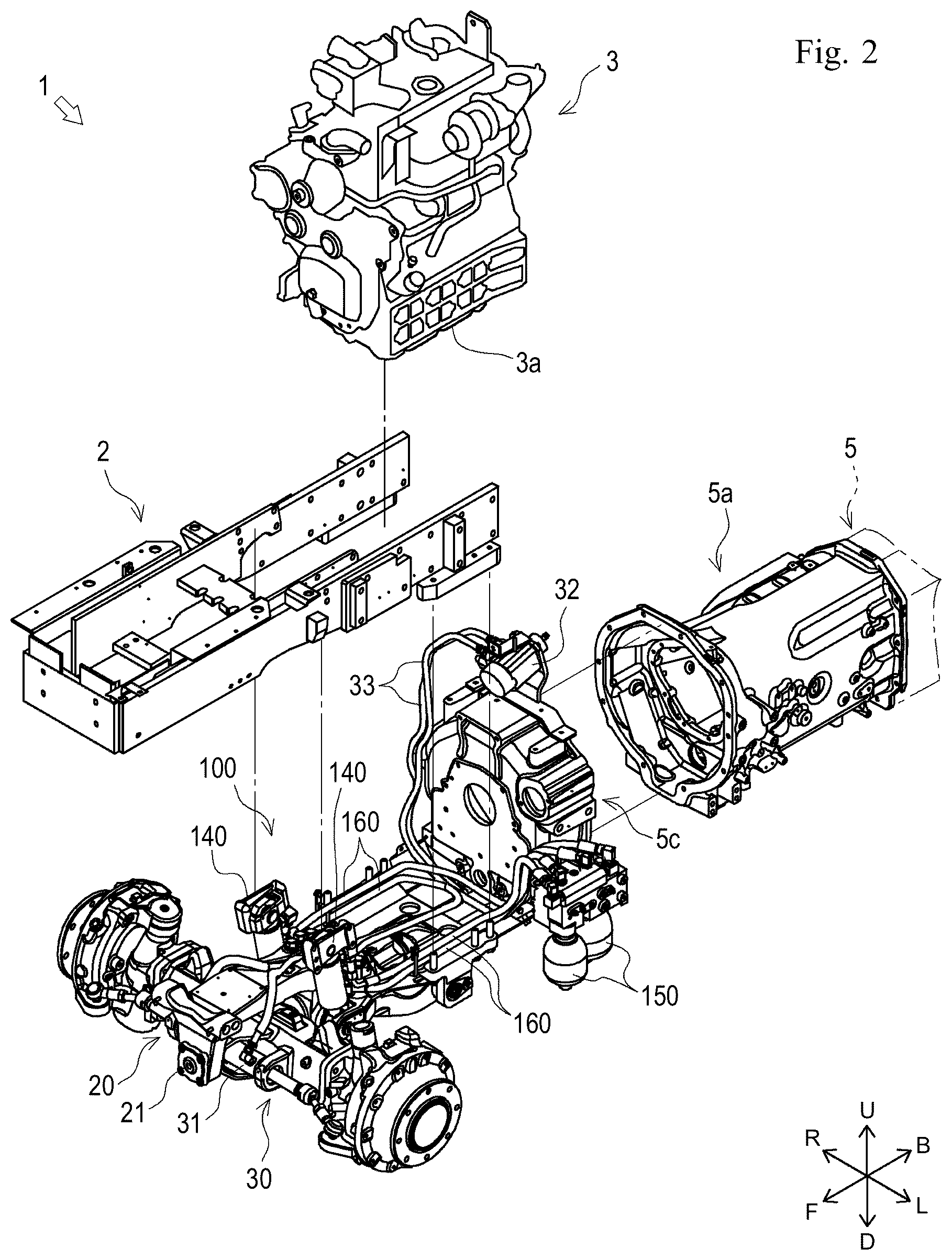 Patent US12617269 Figure 2 – Working vehicle