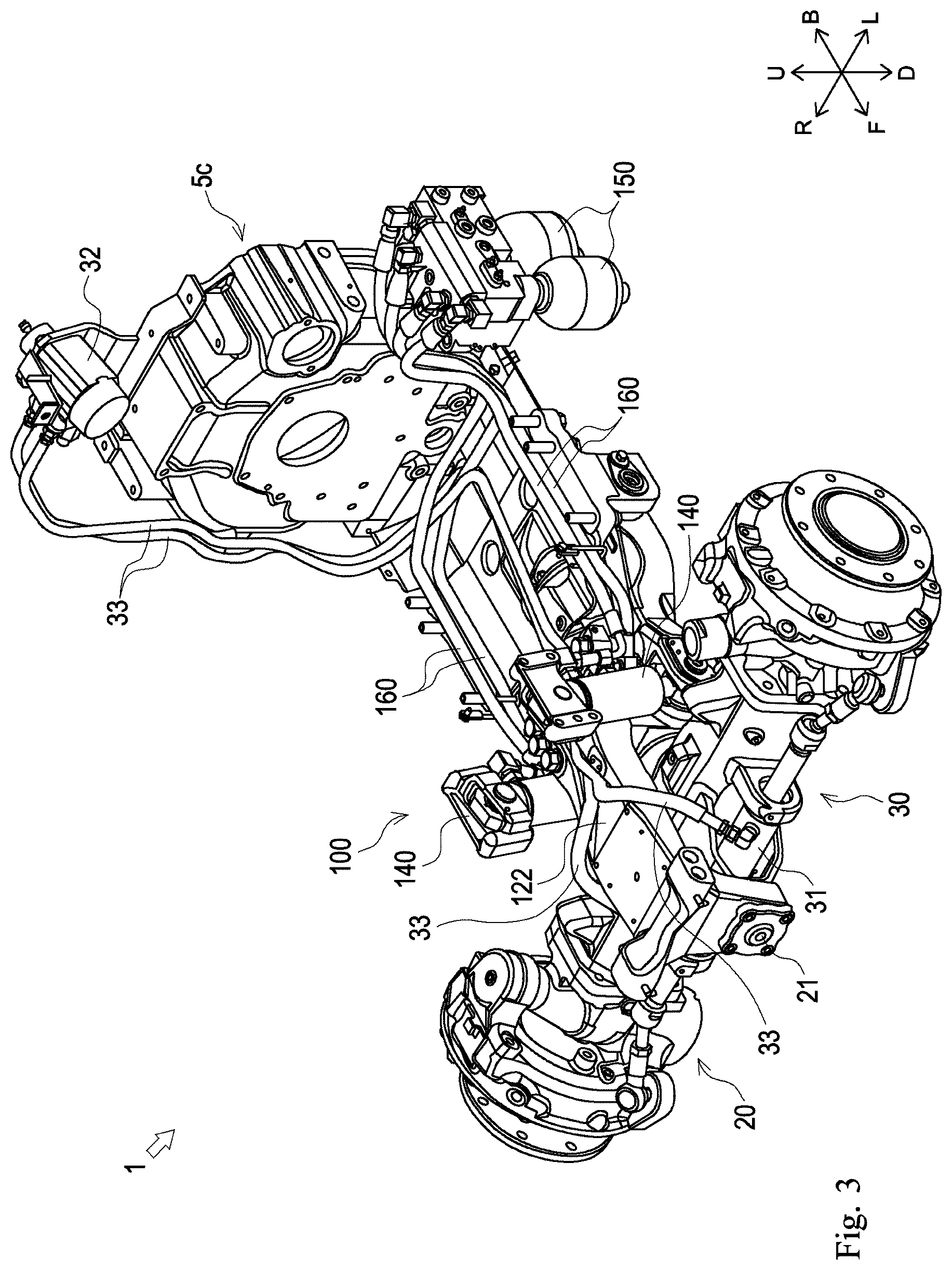 Patent US12617269 Figure 3 – Working vehicle