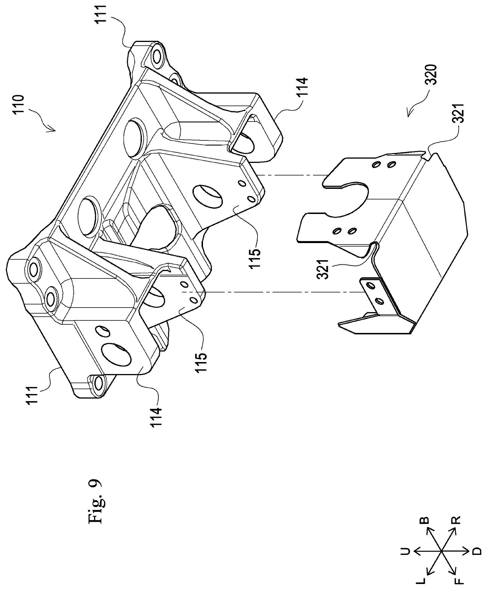 Patent US12617269 Figure 9 – Working vehicle
