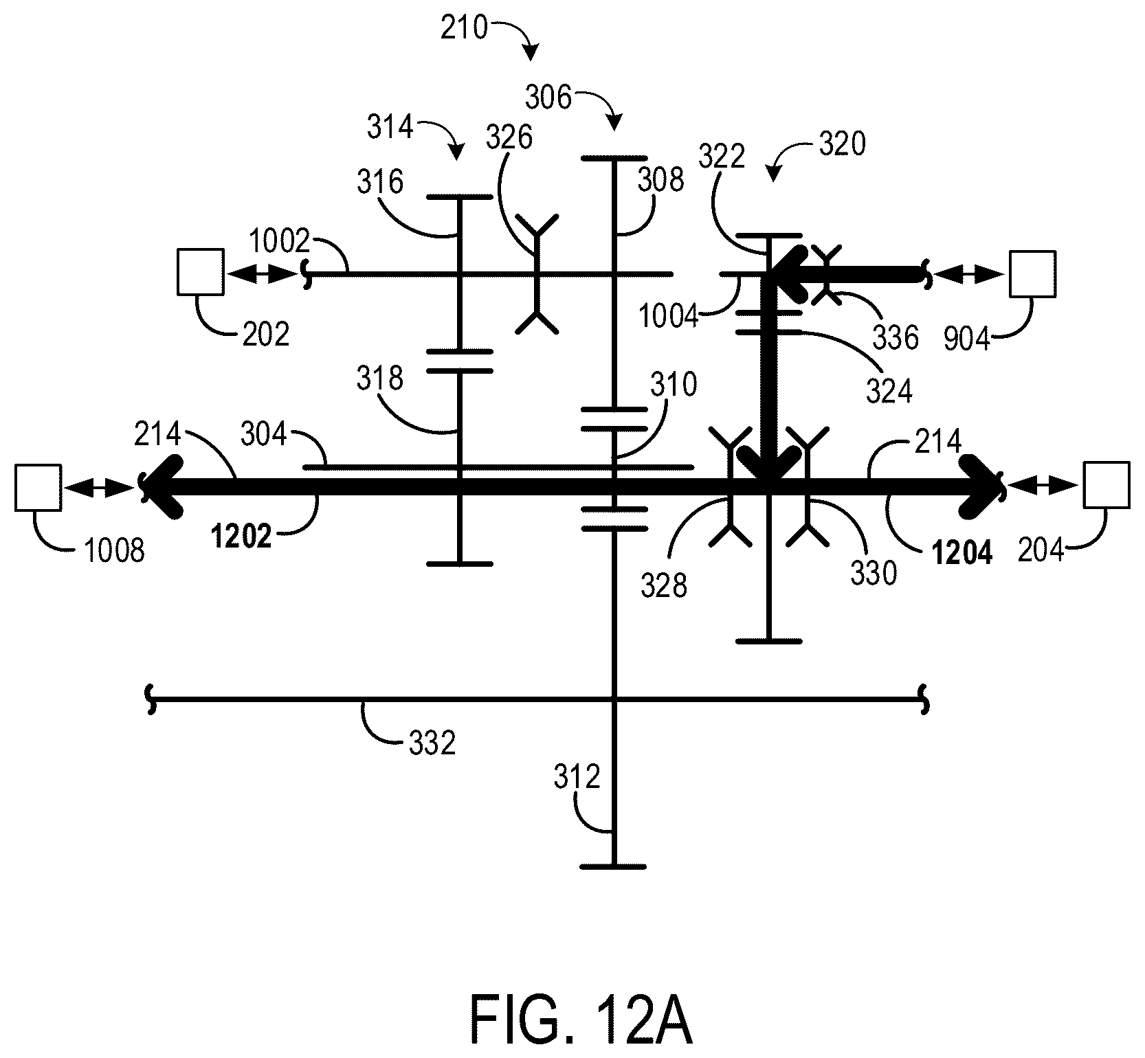 Patent US12617270 Figure 15 – Gearbox for a front axle of an electric tractor