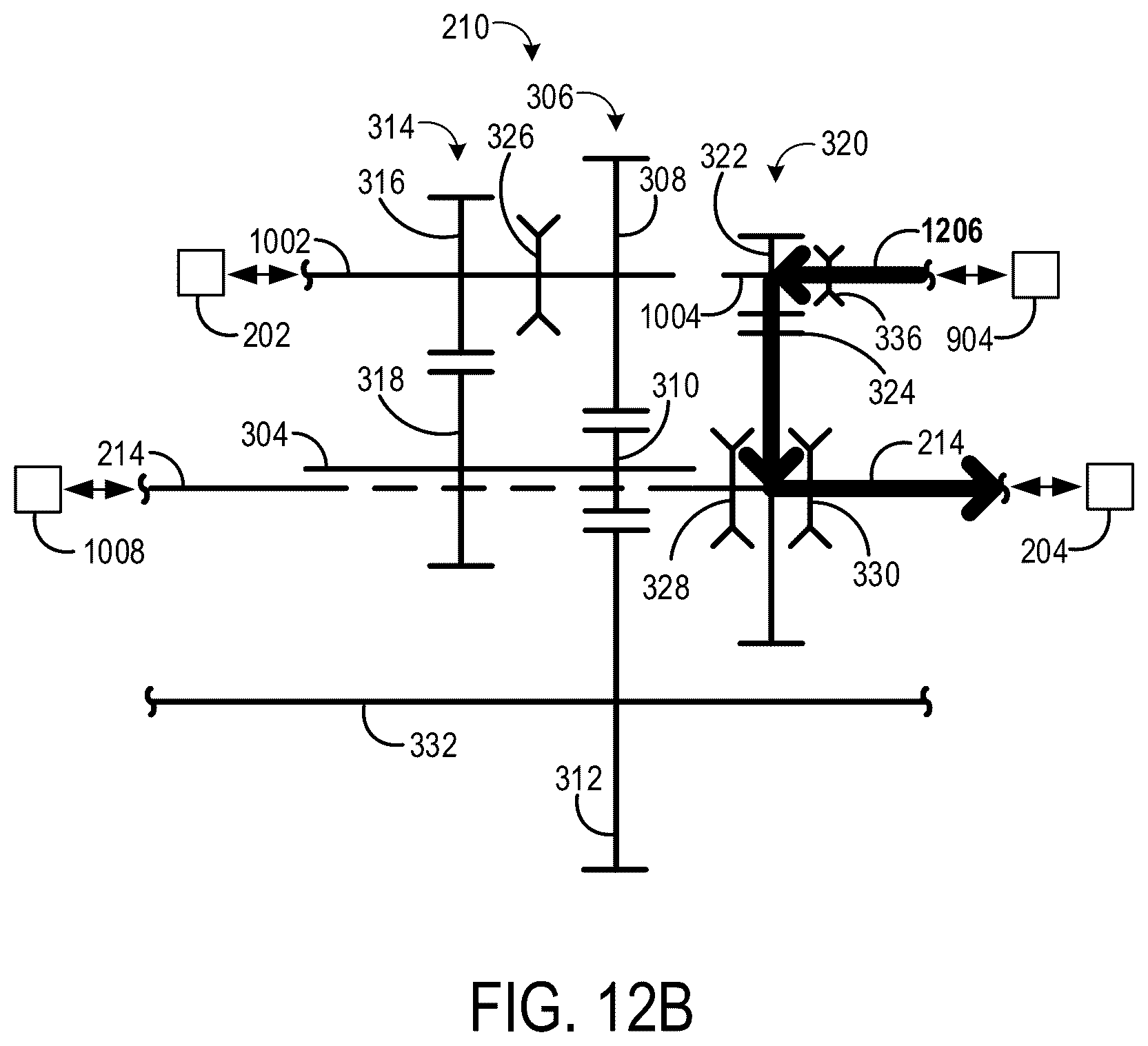 Patent US12617270 Figure 16 – Gearbox for a front axle of an electric tractor