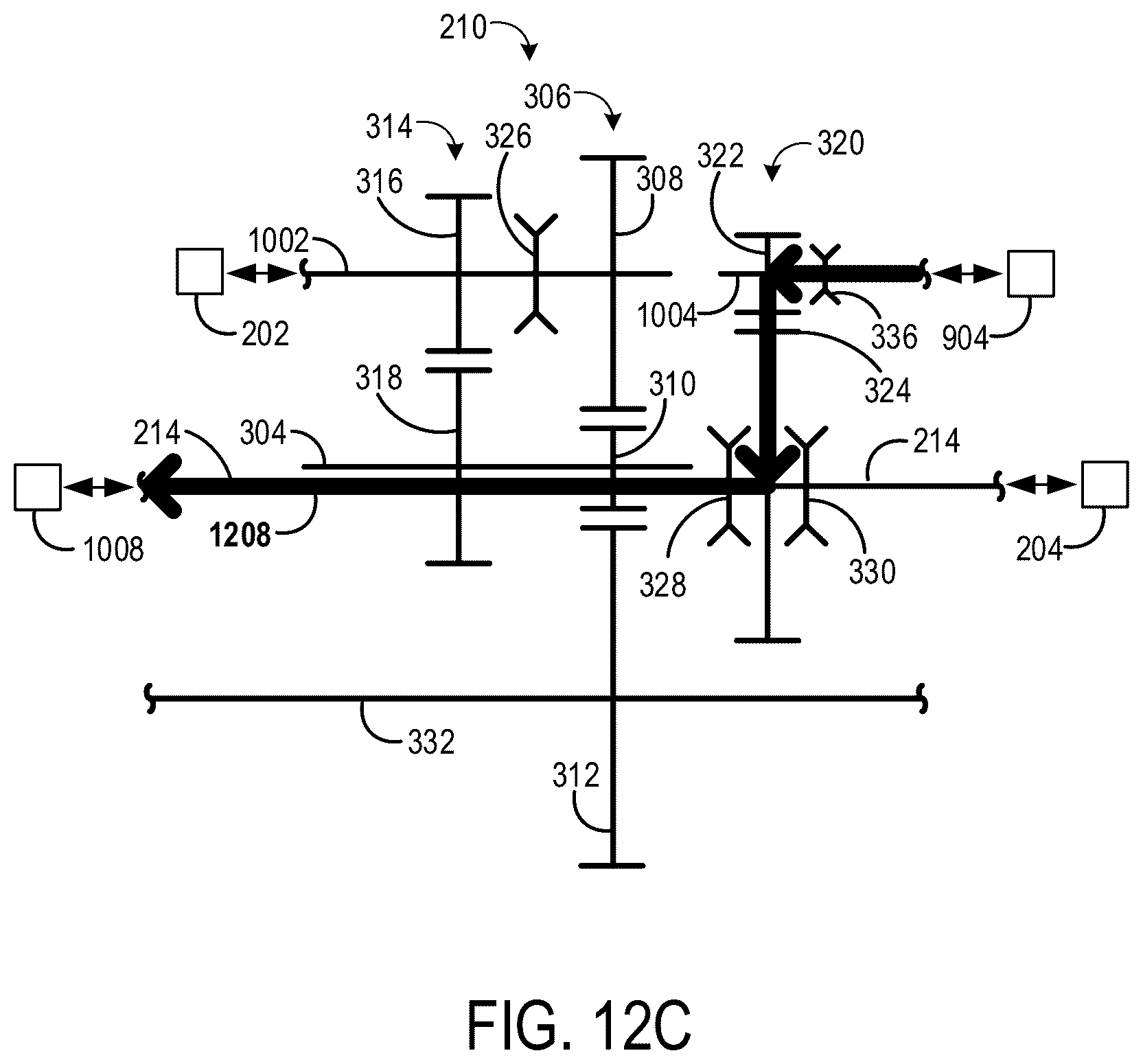 Patent US12617270 Figure 17 – Gearbox for a front axle of an electric tractor