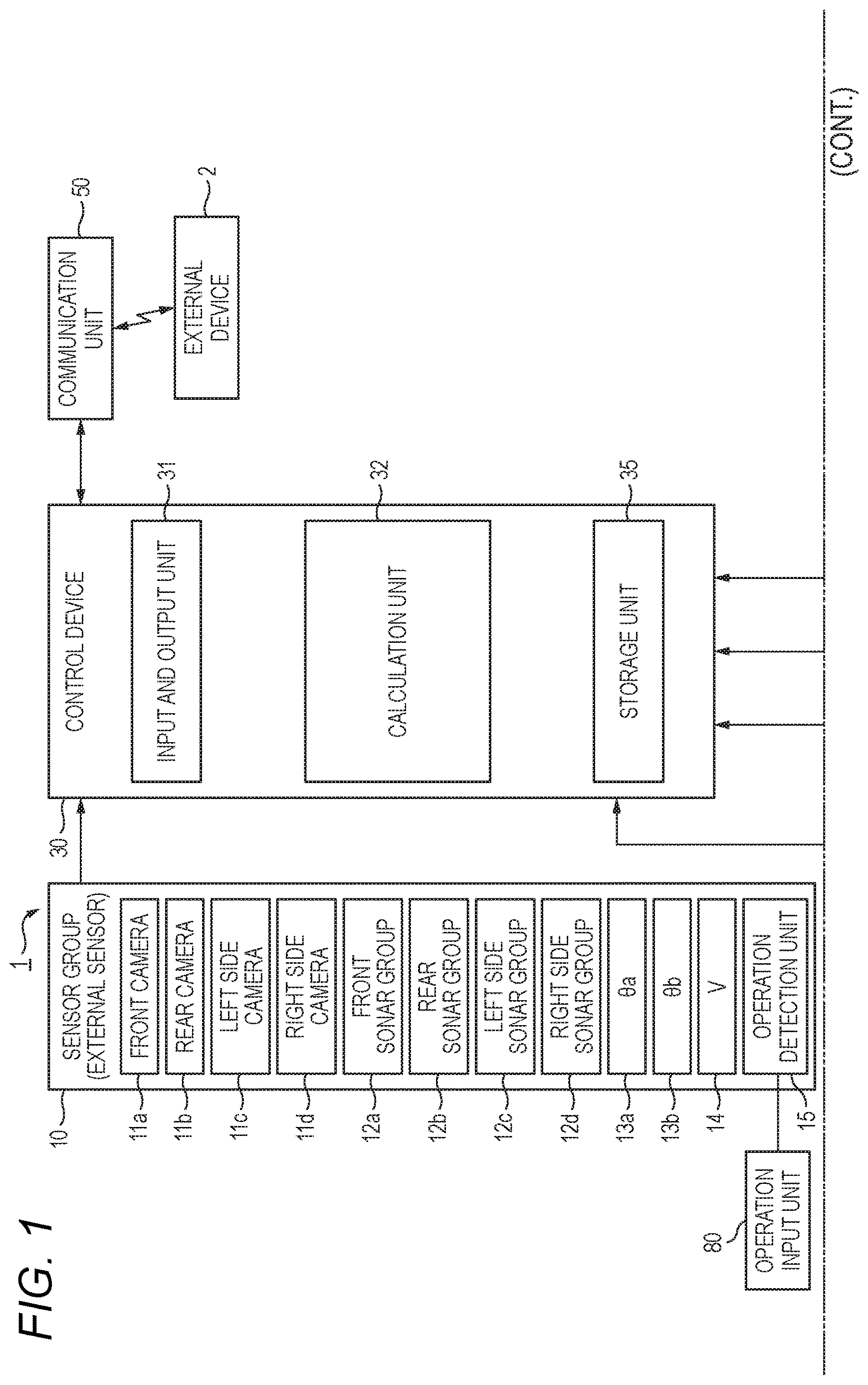 Patent US12617276 — Control device and moving body — Figure 1