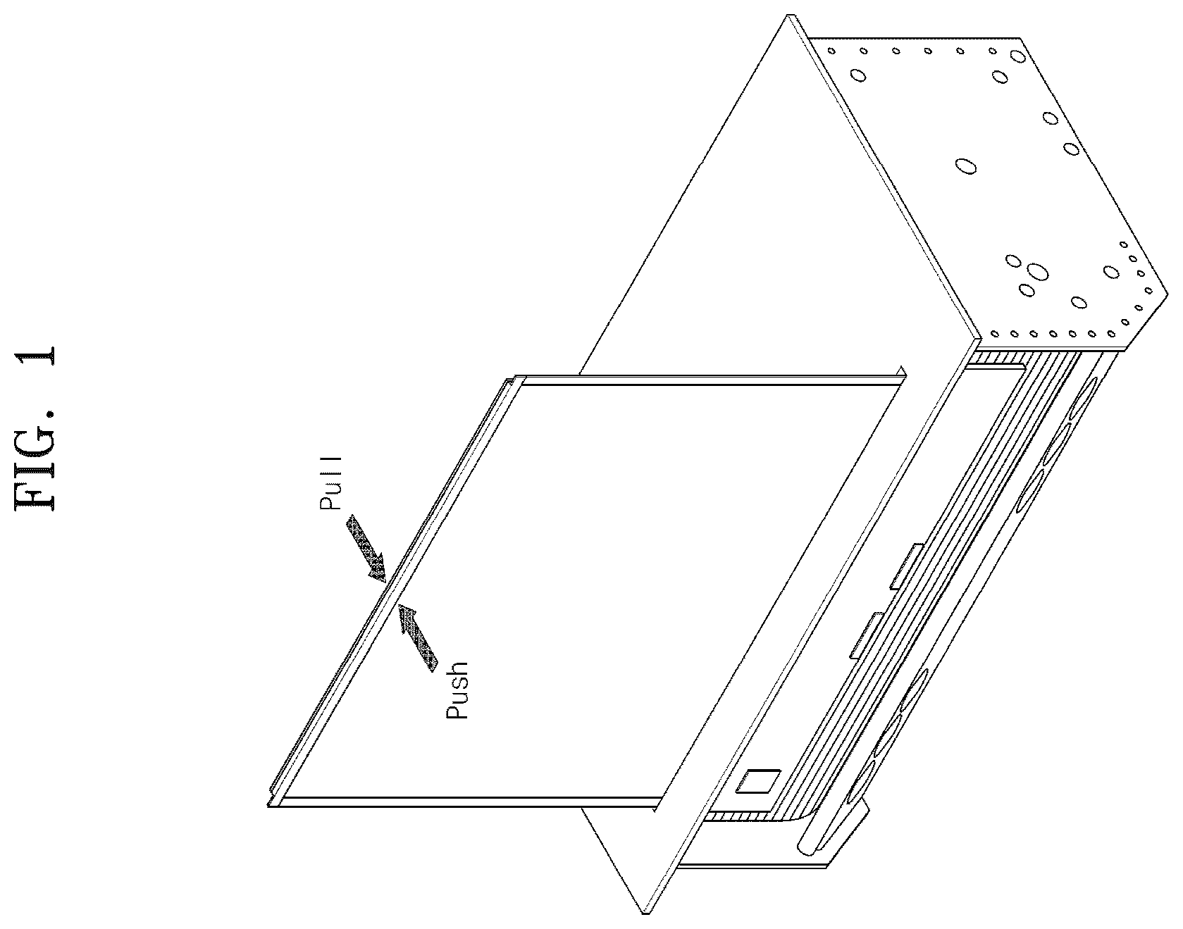 Patent US12617278 Figure 1 – Display device and vehicle equipped with the display device