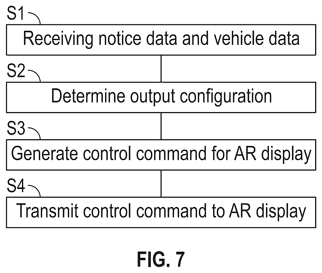Patent US12617280 Figure 6 – Visualization with an AR HUD