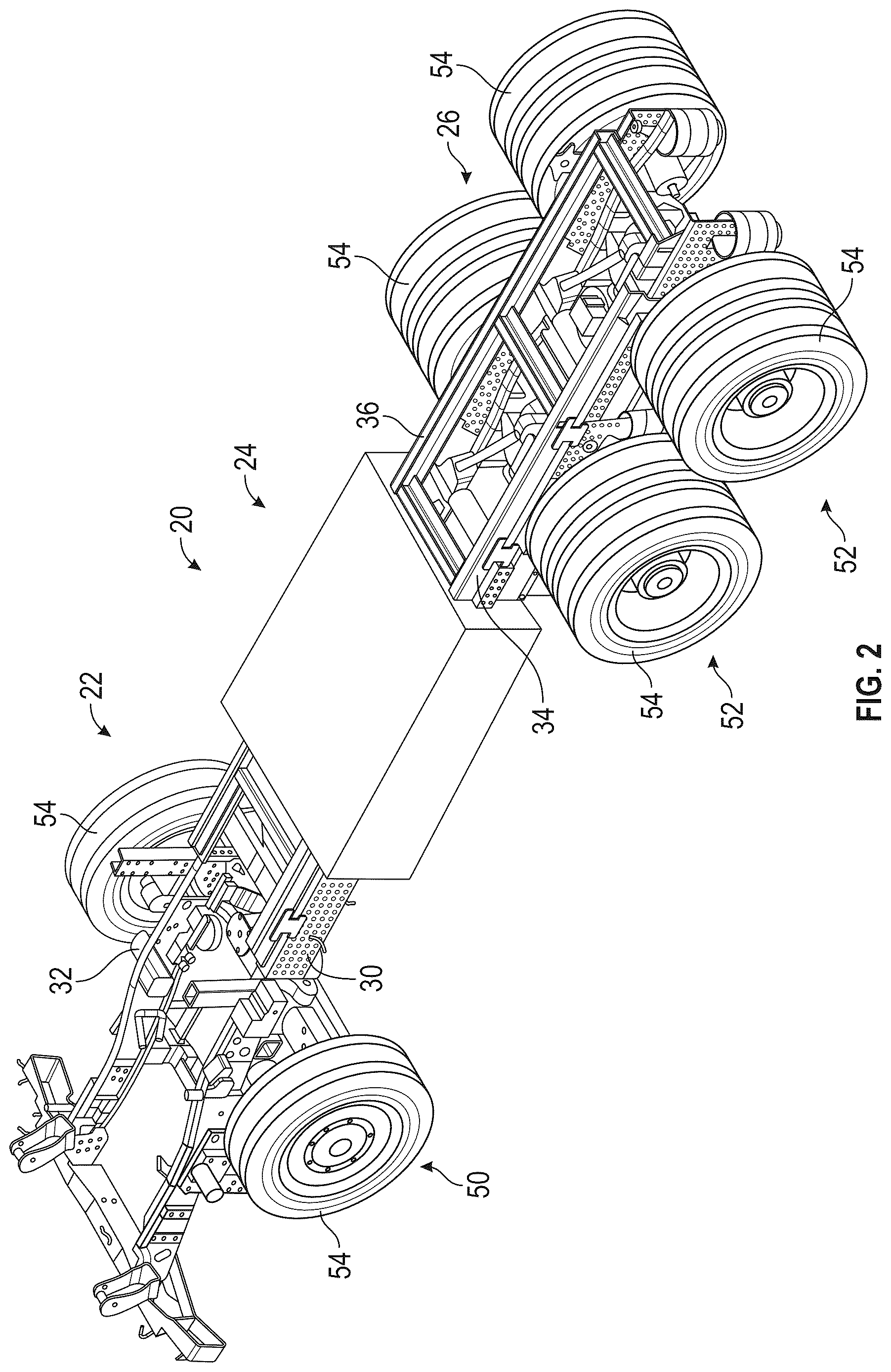 Patent US12617285 Figure 2 – Vehicle with power distribution unit