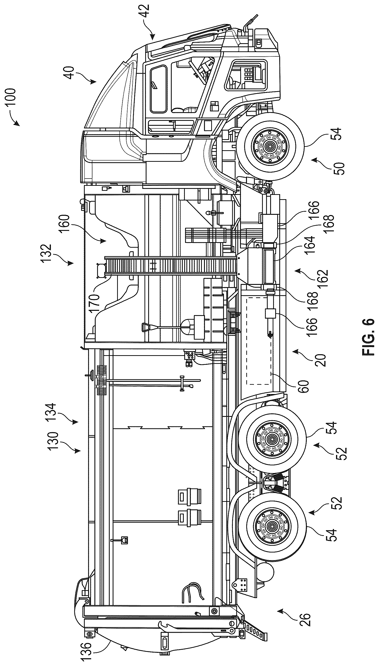 Patent US12617285 Figure 6 – Vehicle with power distribution unit