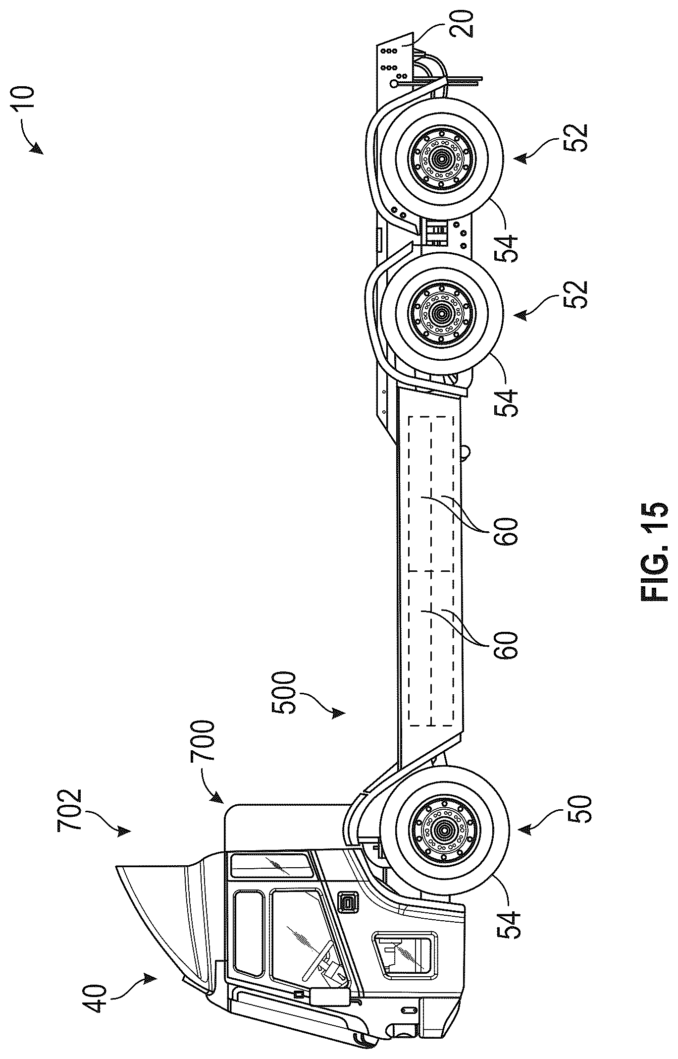Patent US12617285 Figure 15 – Vehicle with power distribution unit