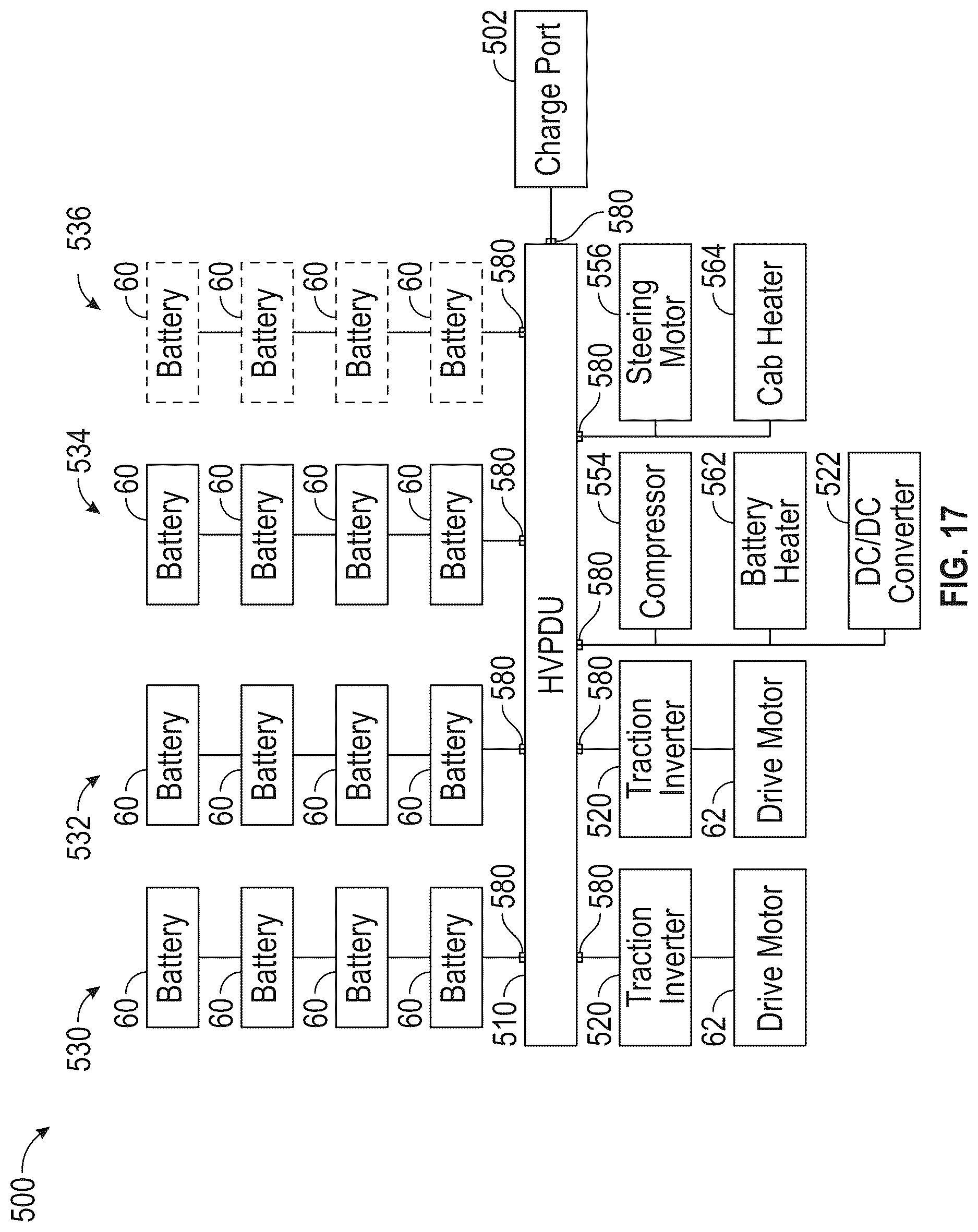 Patent US12617285 Figure 17 – Vehicle with power distribution unit