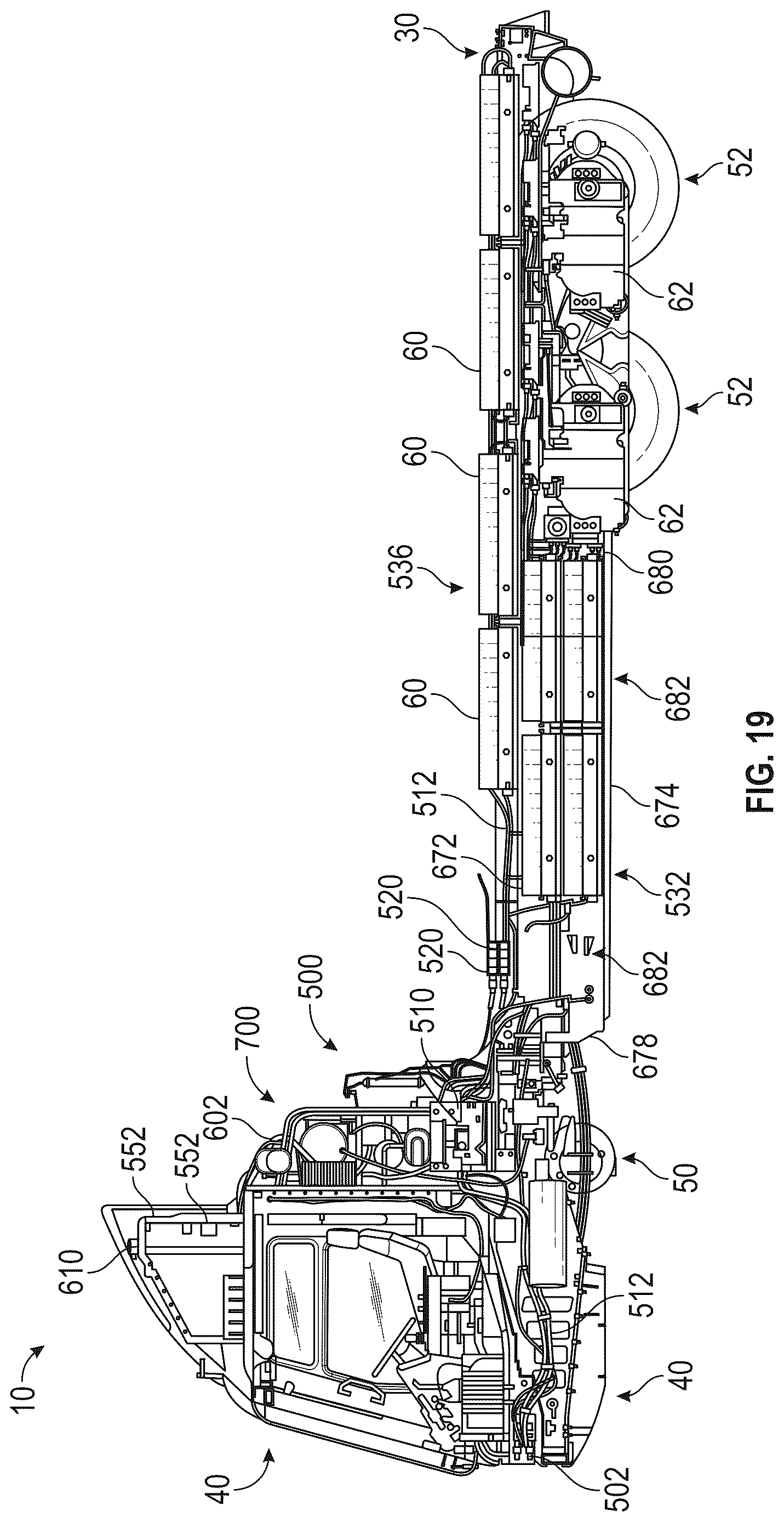Patent US12617285 Figure 19 – Vehicle with power distribution unit