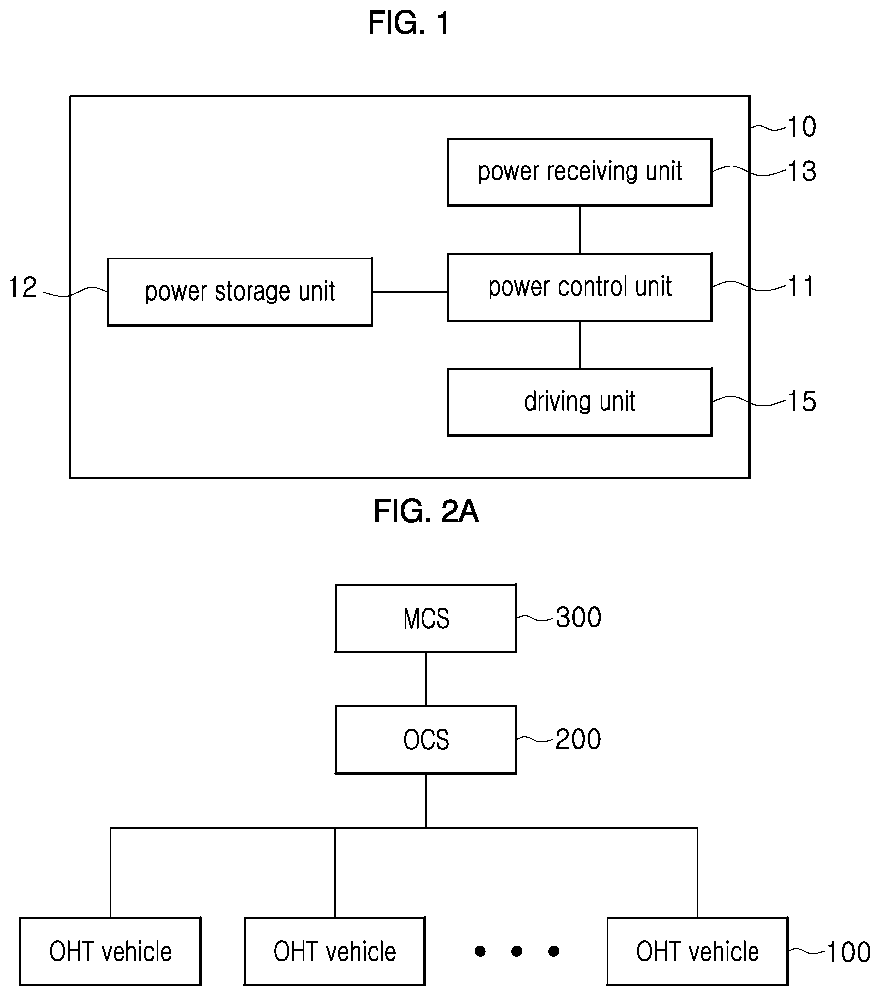 Patent US12617293 Figure 1 – Article transport vehicle with power operation function, article transport system, and method for operation of article transport vehicle