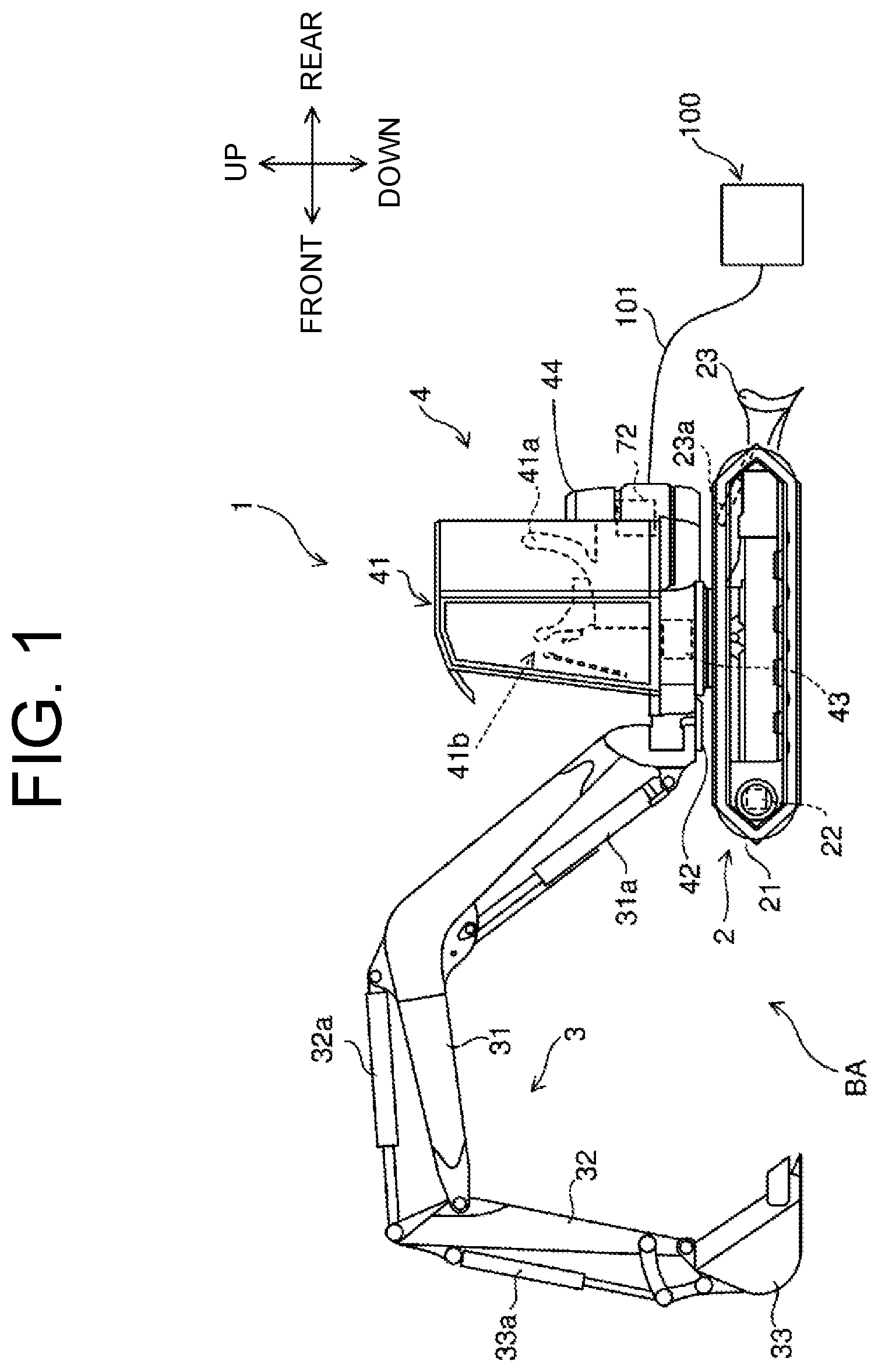 Patent US12617297 — Construction machine — Figure 1