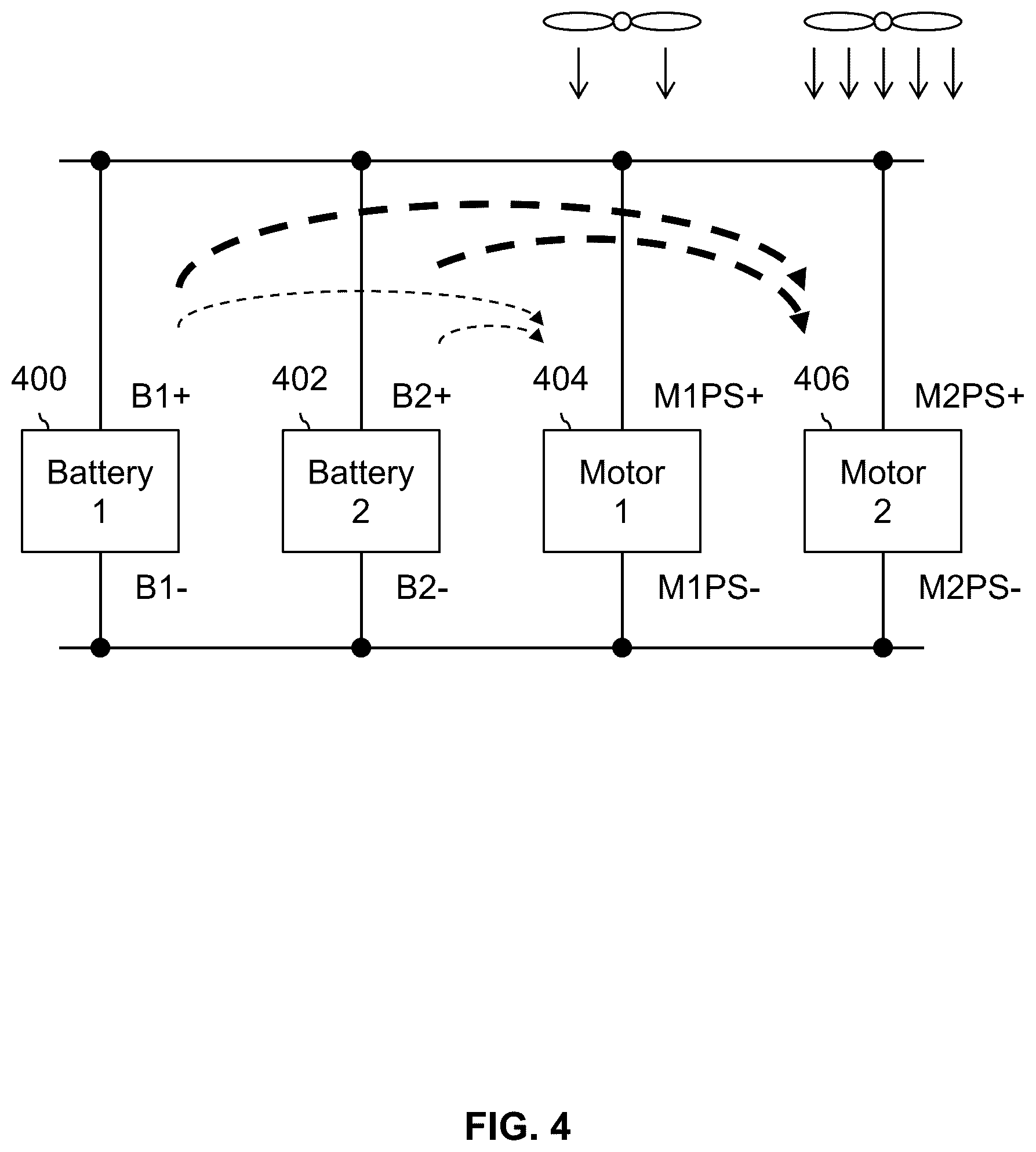 Patent US12617299 Figure 4 – Flexible battery system for a vehicle