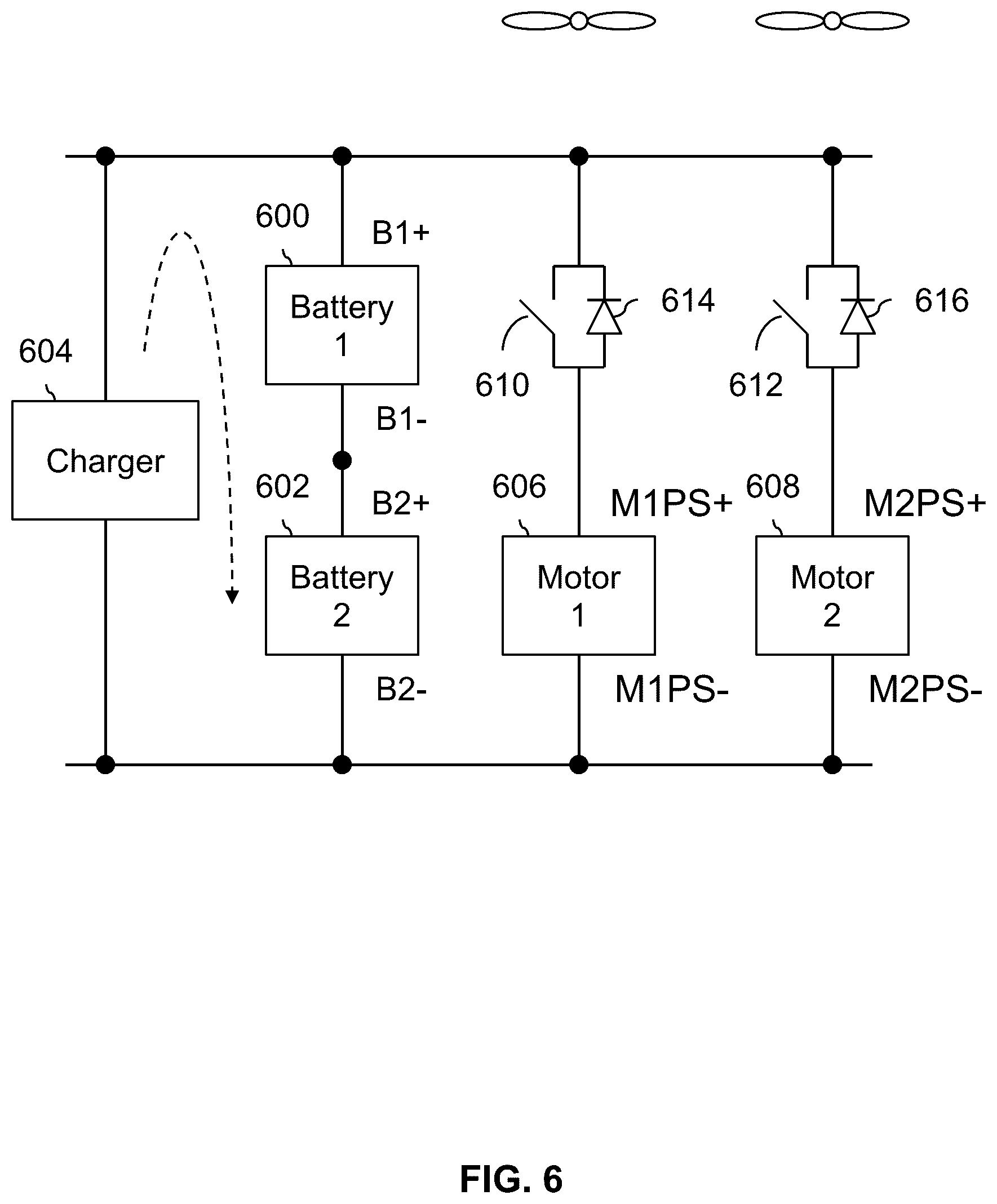 Patent US12617299 Figure 6 – Flexible battery system for a vehicle