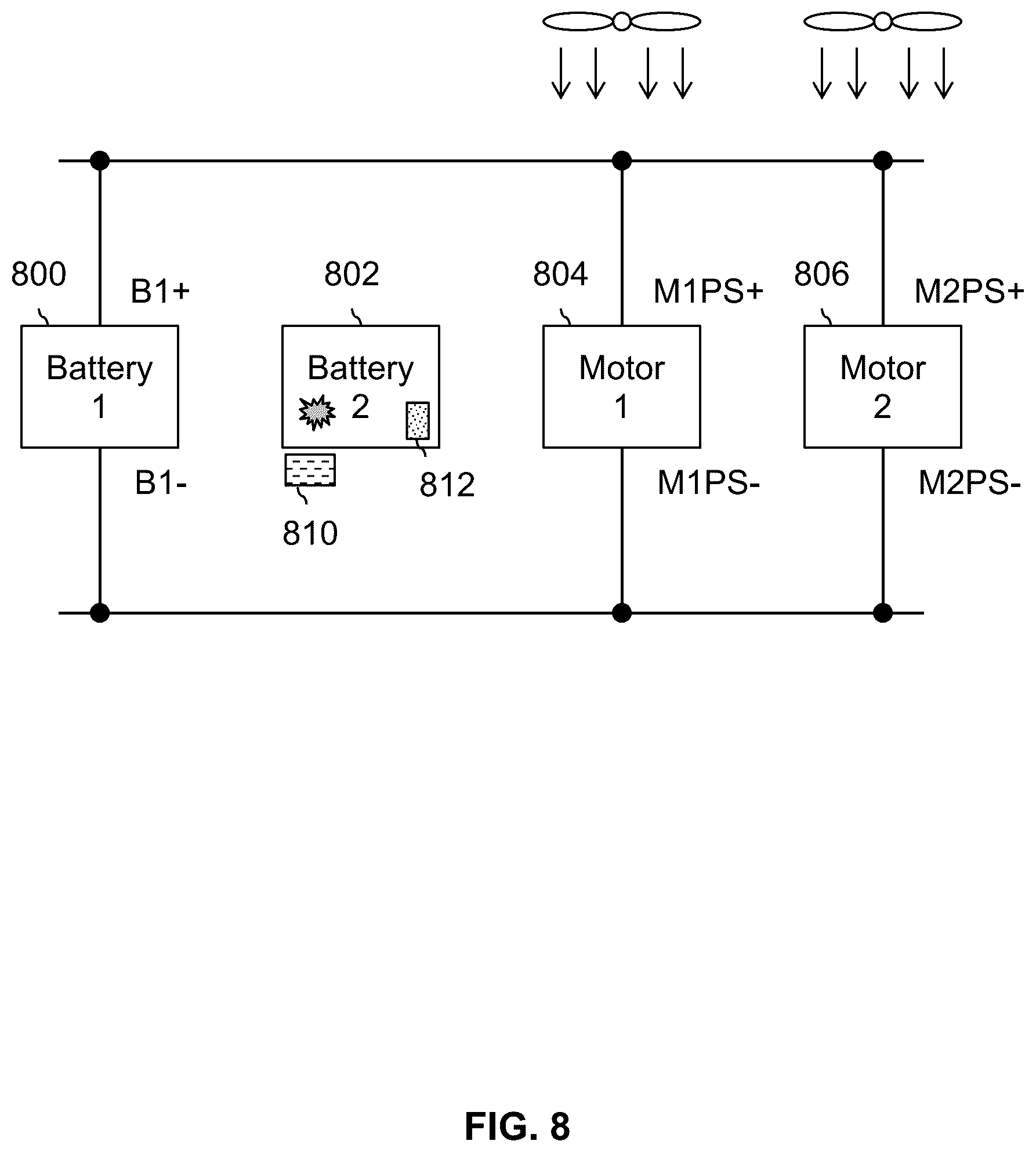 Patent US12617299 Figure 8 – Flexible battery system for a vehicle