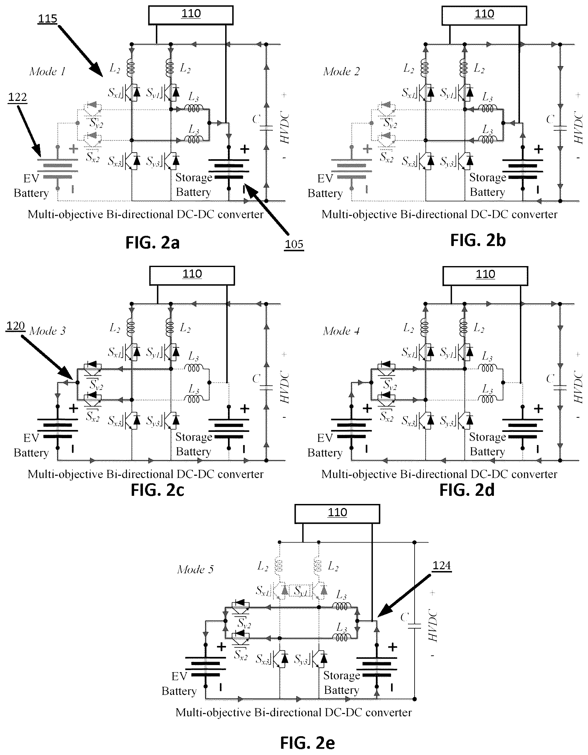Patent US12617301 Figure 2 – Bidirectional multi-port DC-DC converter for mobile charging applications