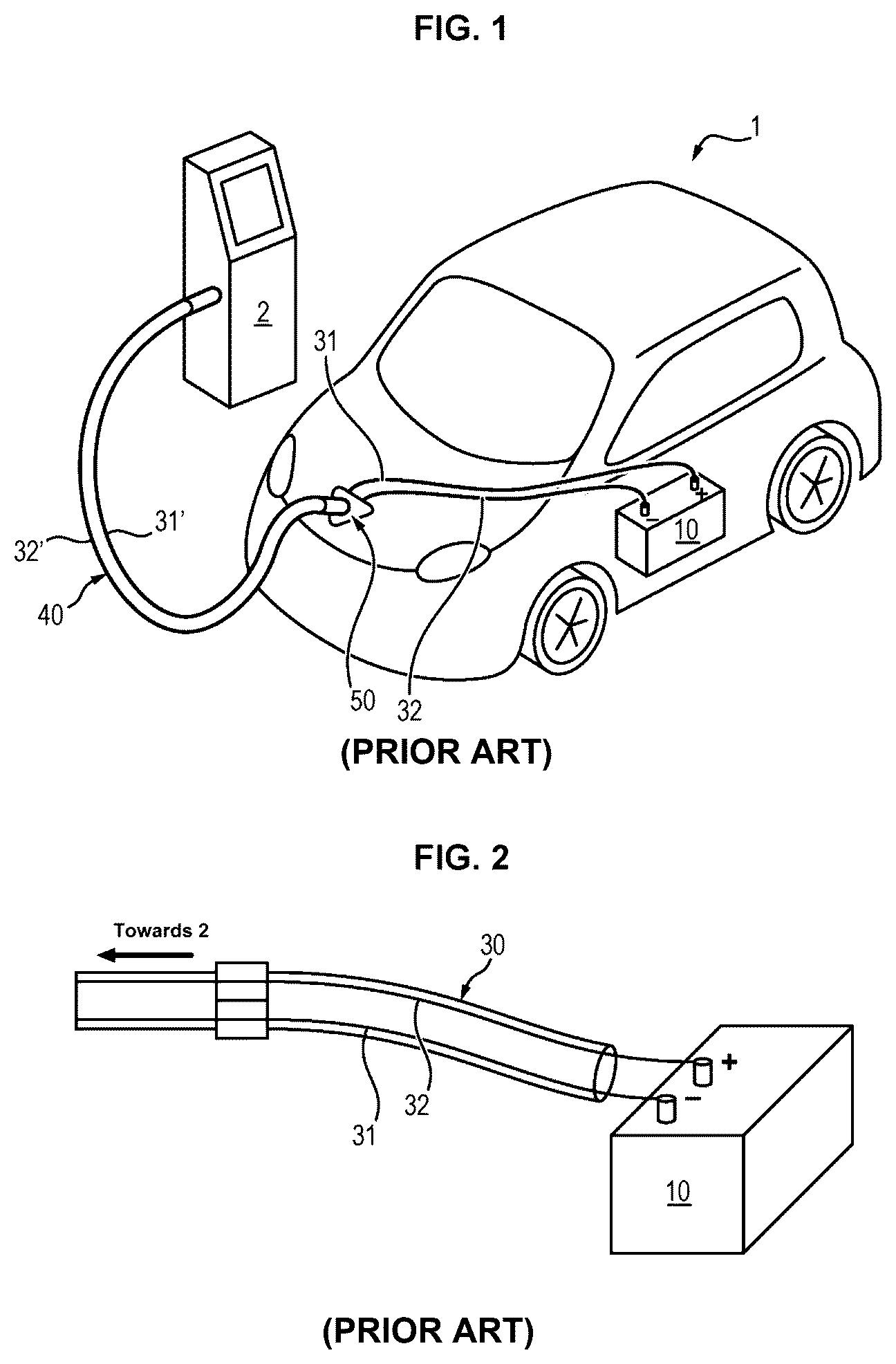 Patent US12617302 Figure 1 – Fast charge device for an electric or hybrid vehicle