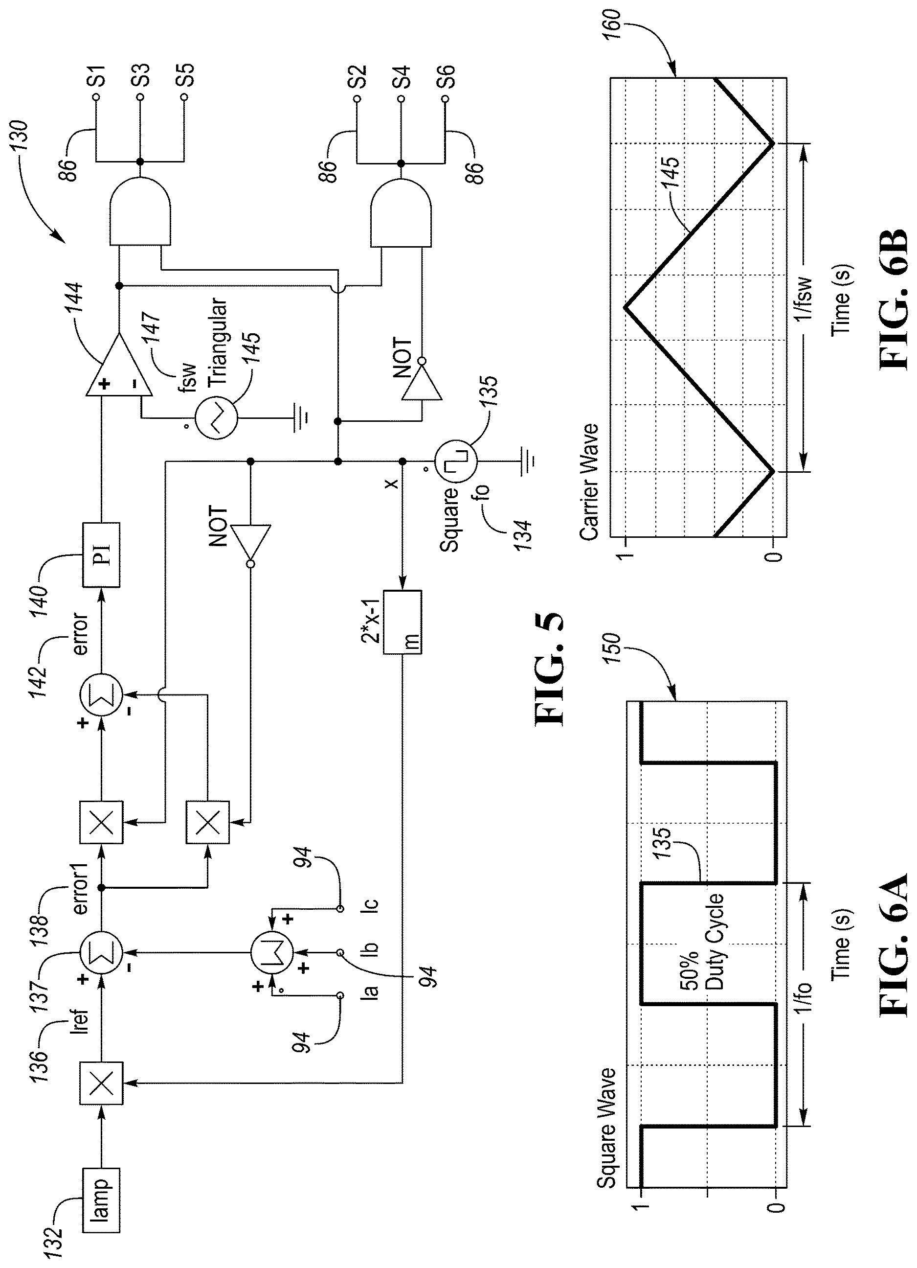 Patent US12617303 Figure 5 – Vehicular electric drive system including traction battery, inverter, and motor having self-heater arrangement