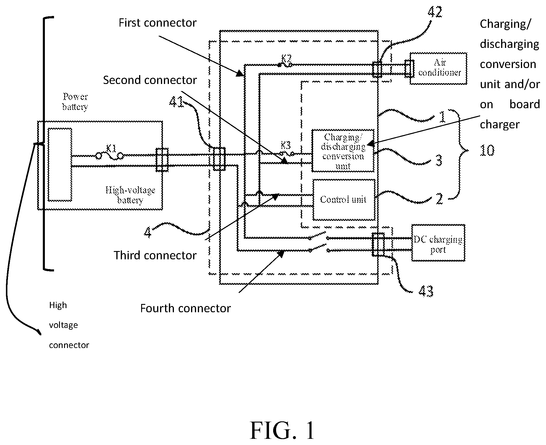 Patent US12617304 Figure 1 – Integrated controller, electric drive assembly, and vehicle