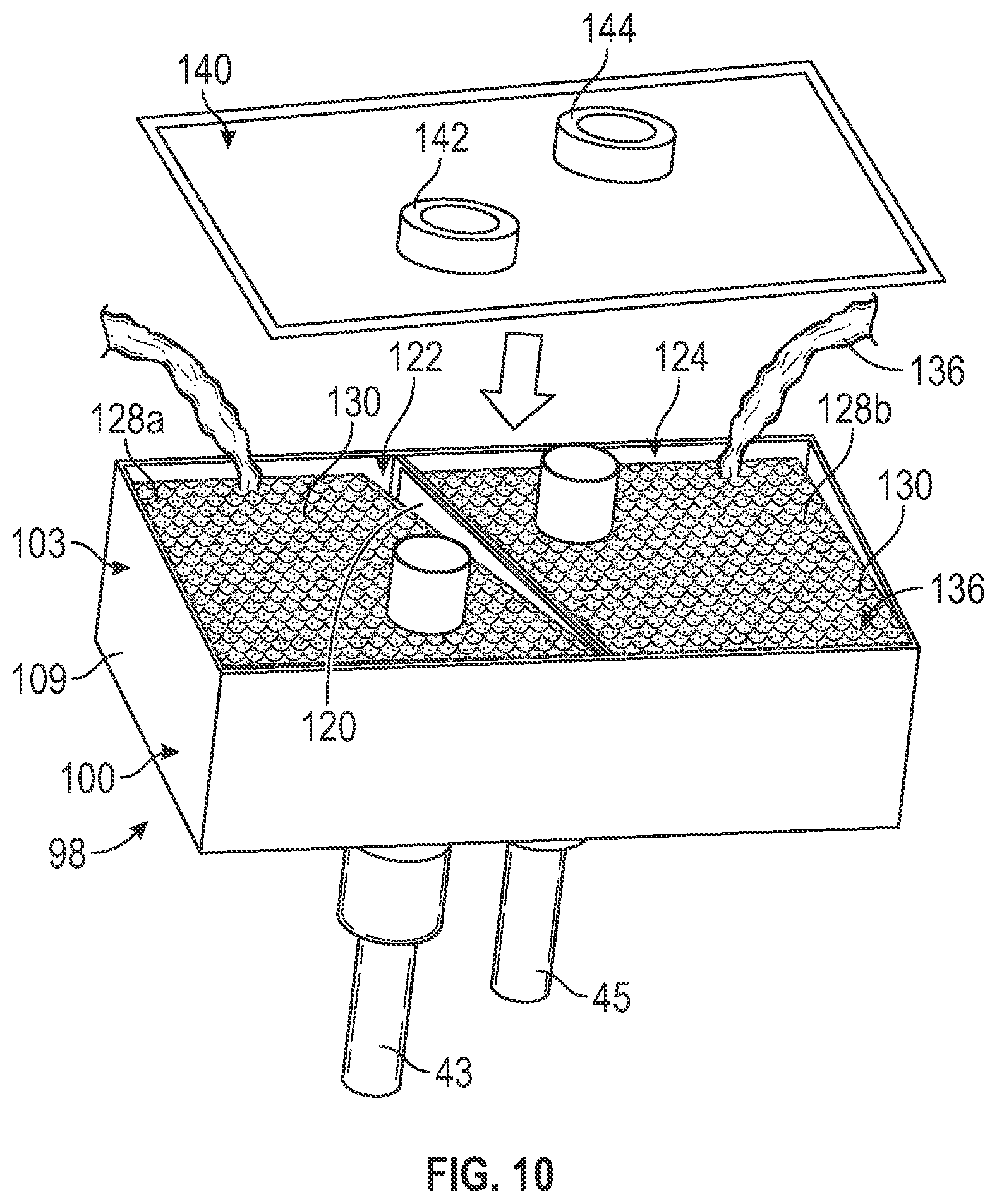 Patent US12617305 Figure 7 – Charge port cooling system for an electric vehicle