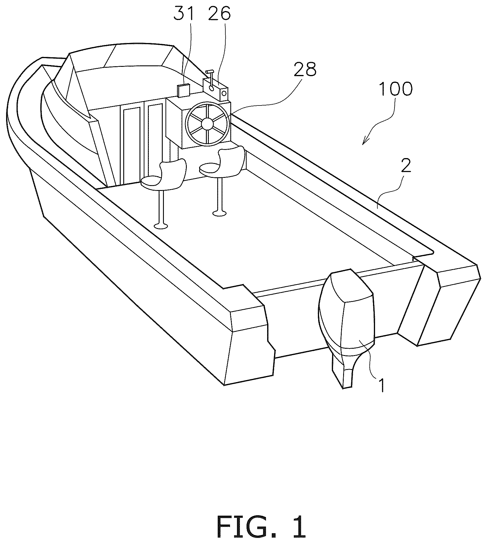 Patent US12617310 Figure 1 – System and method for controlling a watercraft including data reduction in low power mode