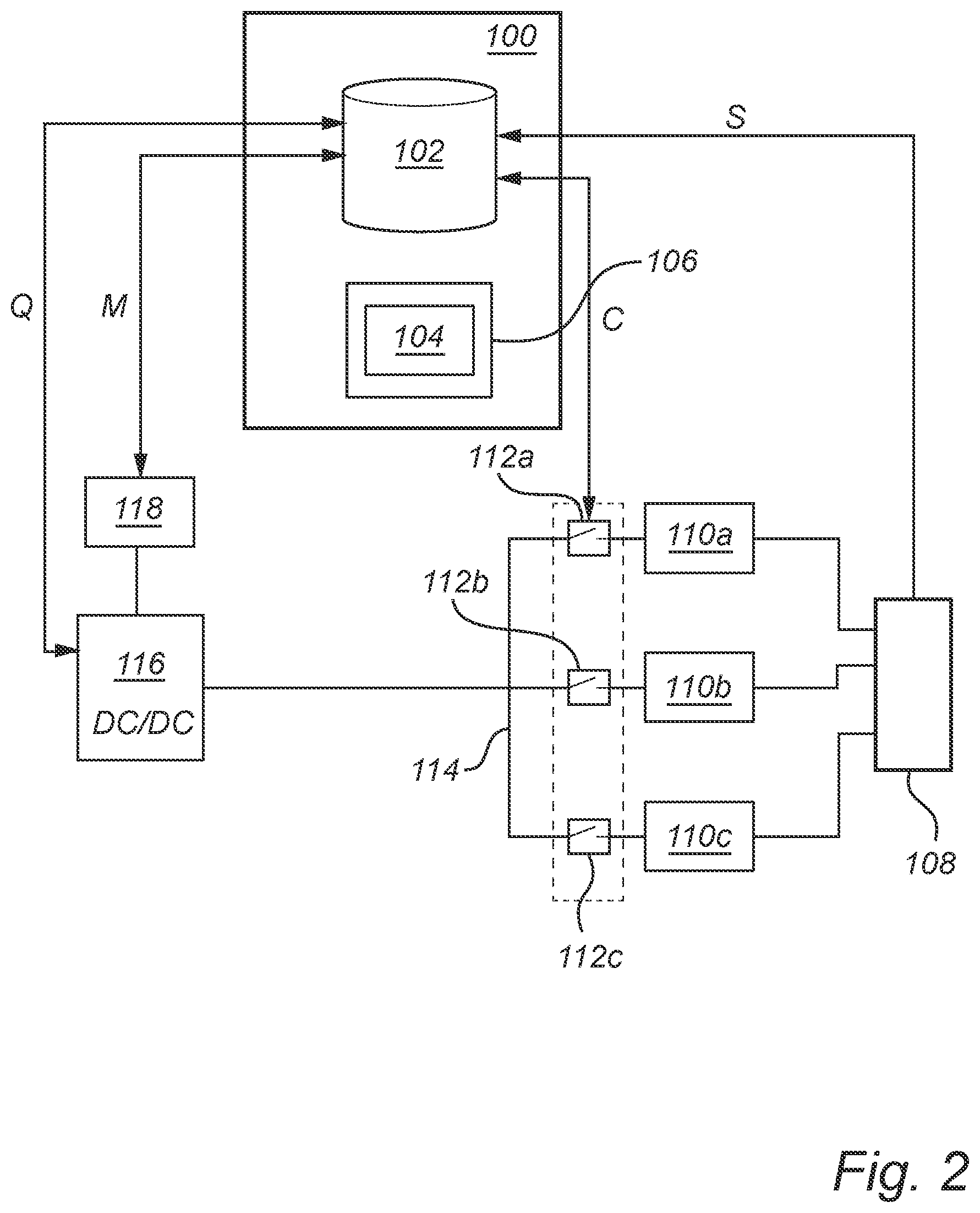 Patent US12617313 Figure 2 – Balancing of an electrical energy storage using a low voltage network