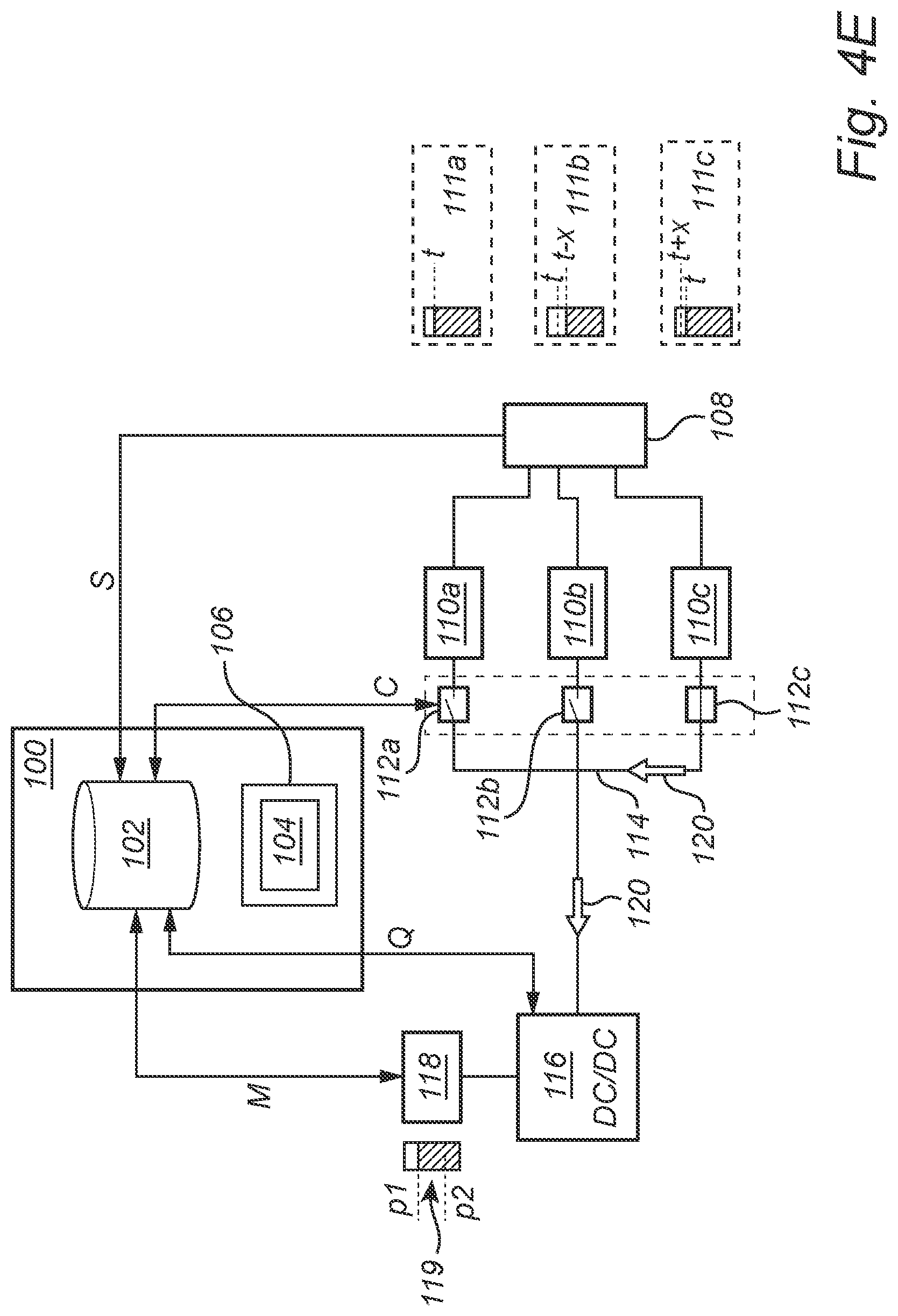 Patent US12617313 Figure 8 – Balancing of an electrical energy storage using a low voltage network