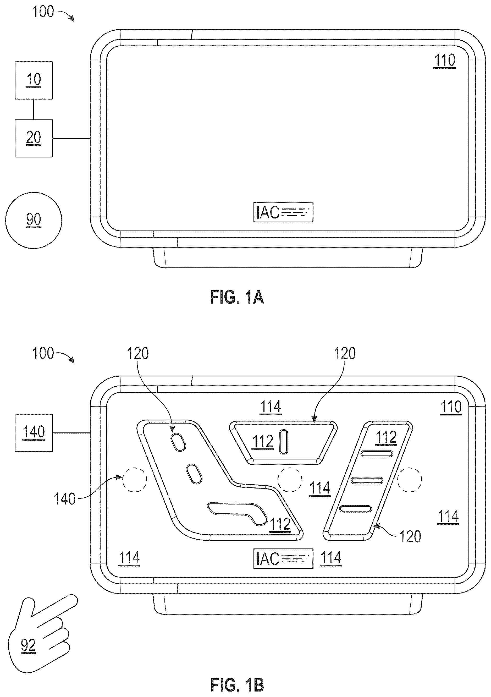 Patent US12617317 Figure 1 – Article with shapeshifting surface