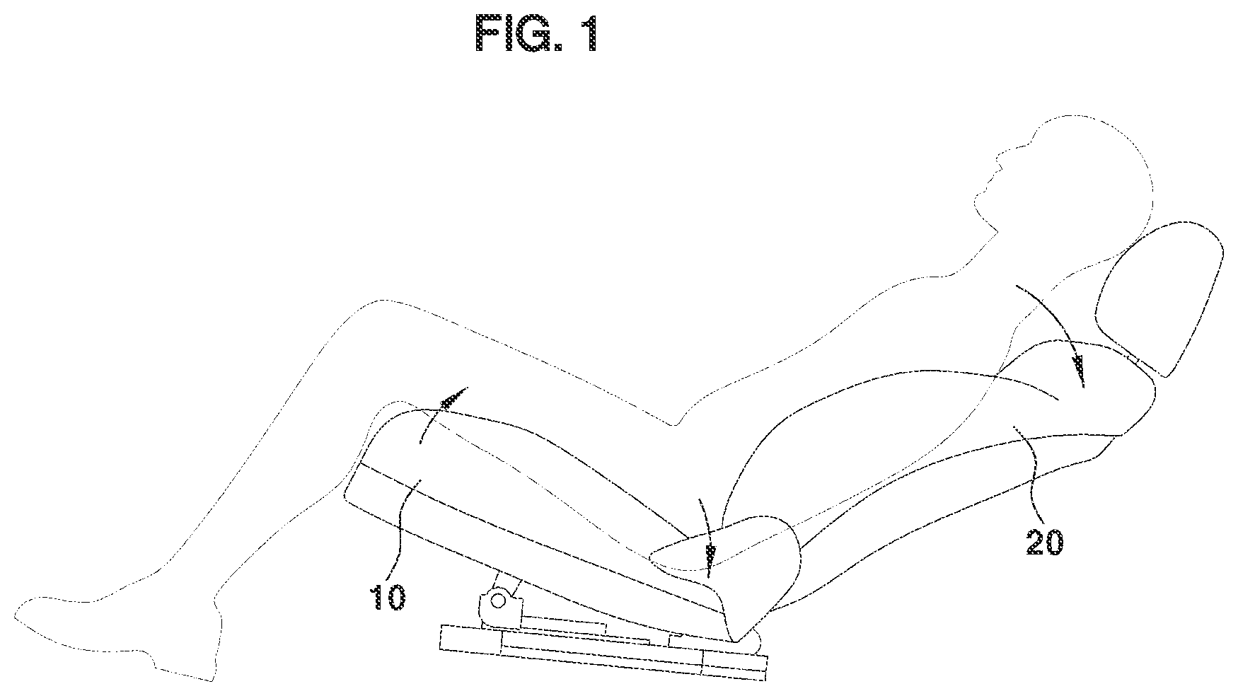 Patent US12617319 — Relaxation seat for vehicle — Figure 1
